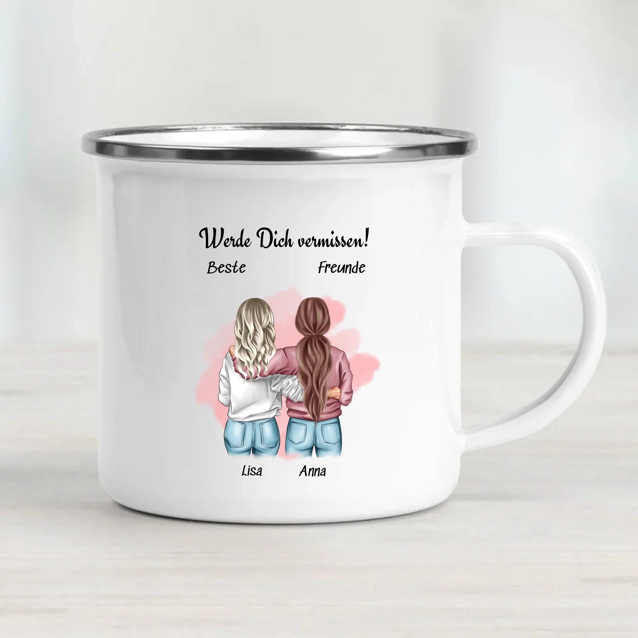 Beste Freundin Tasse Geschenk zum Abschied personalisiert - Cantty