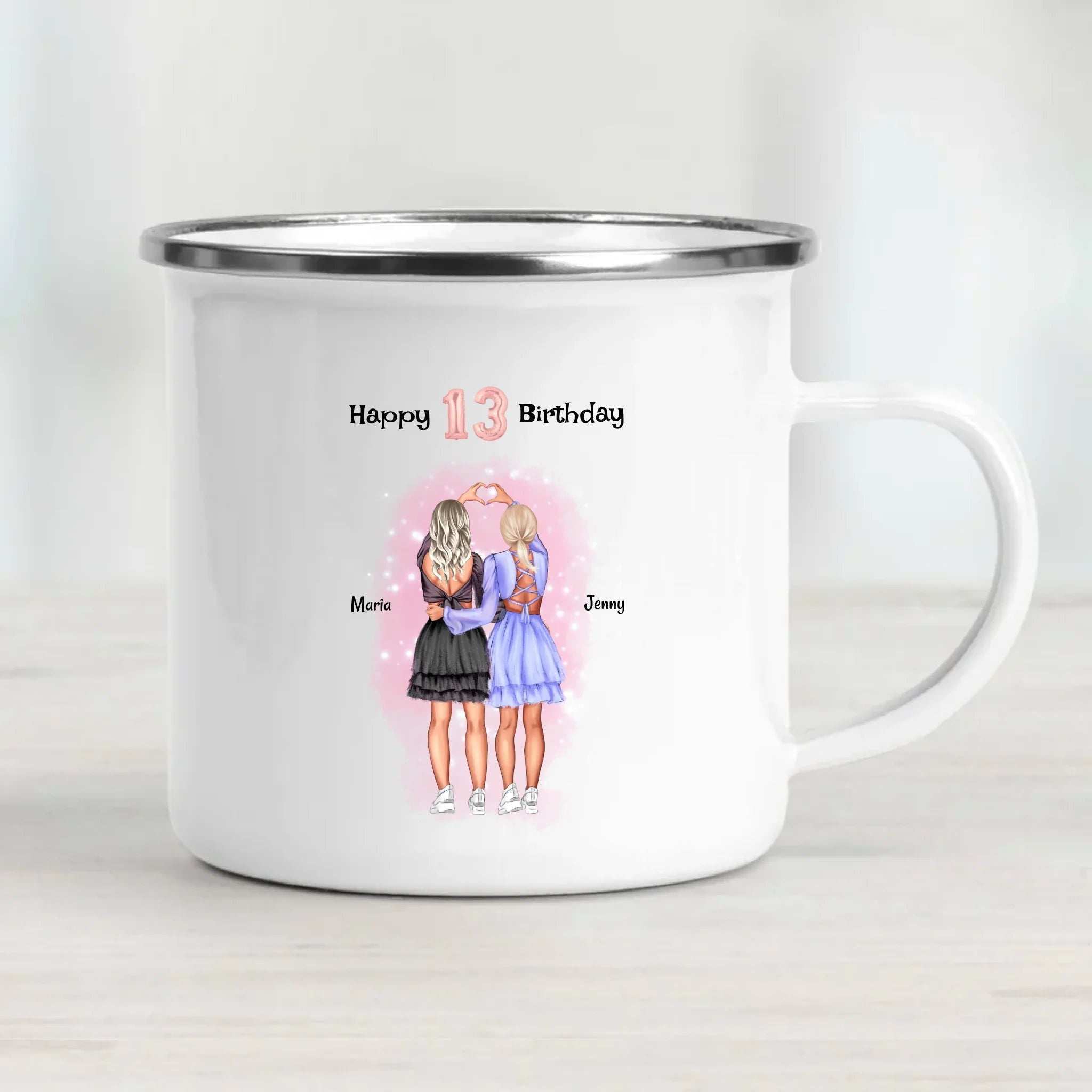 Beste Freundin Tasse Geschenk zum Geburtstag für Mädchen - Cantty