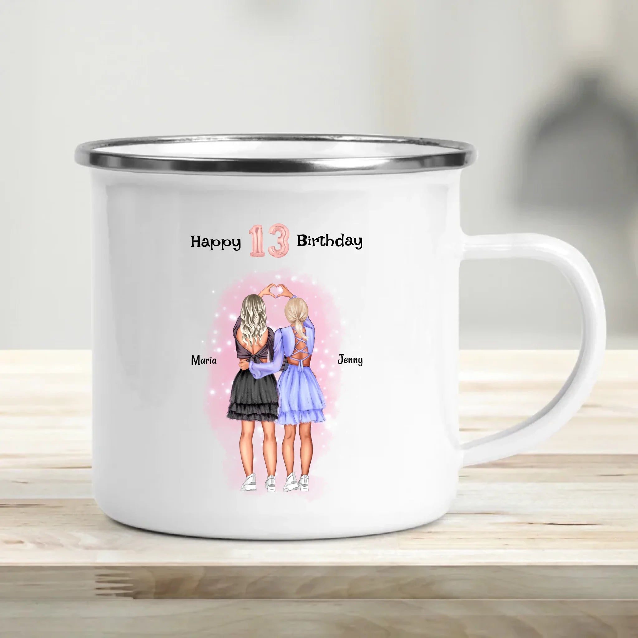 Beste Freundin Tasse Geschenk zum Geburtstag für Mädchen - Cantty