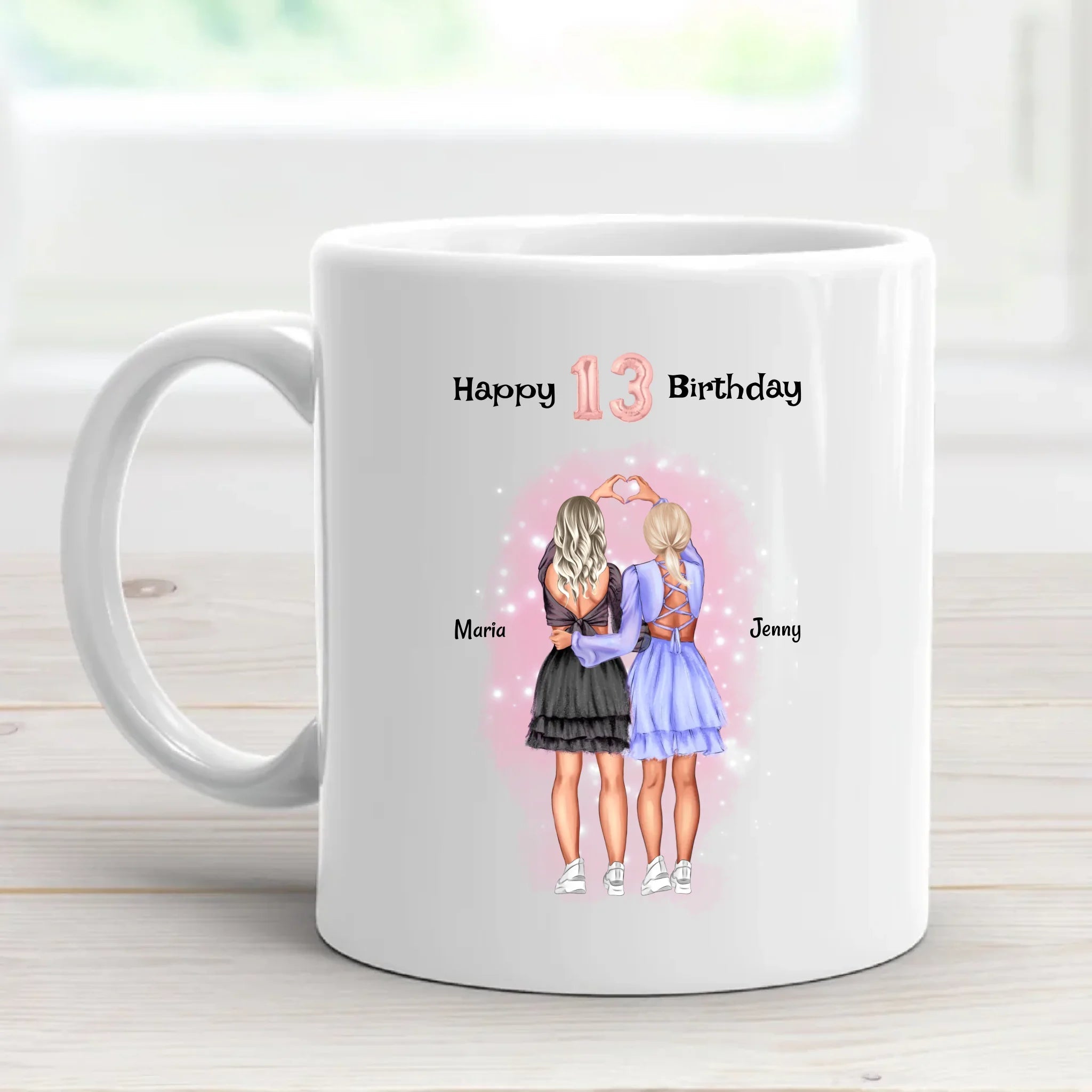 Beste Freundin Tasse Geschenk zum Geburtstag für Mädchen - Cantty