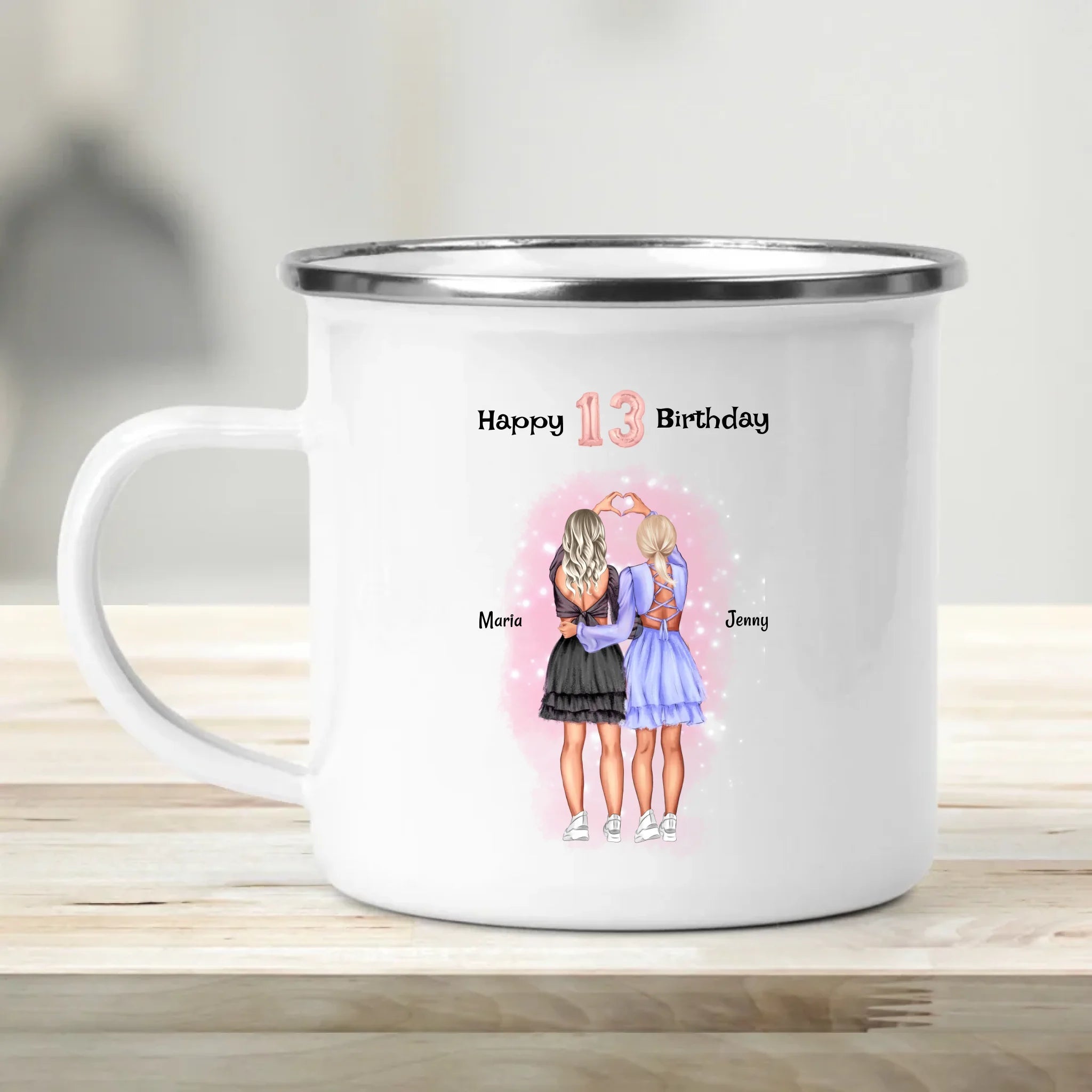 Beste Freundin Tasse Geschenk zum Geburtstag für Mädchen - Cantty