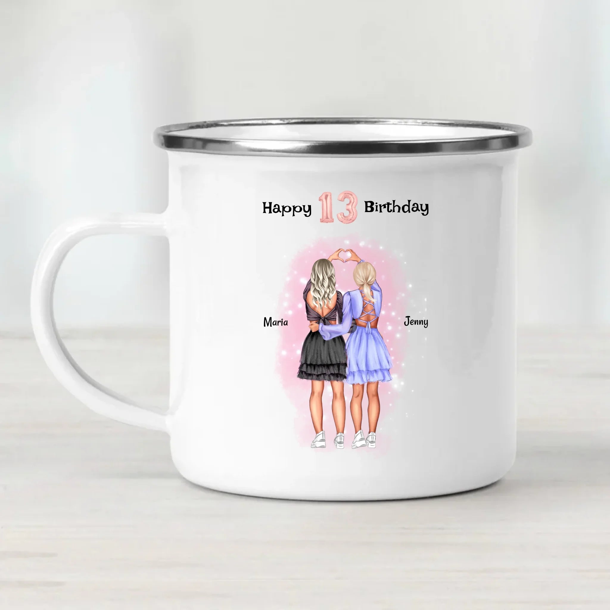 Beste Freundin Tasse Geschenk zum Geburtstag für Mädchen - Cantty