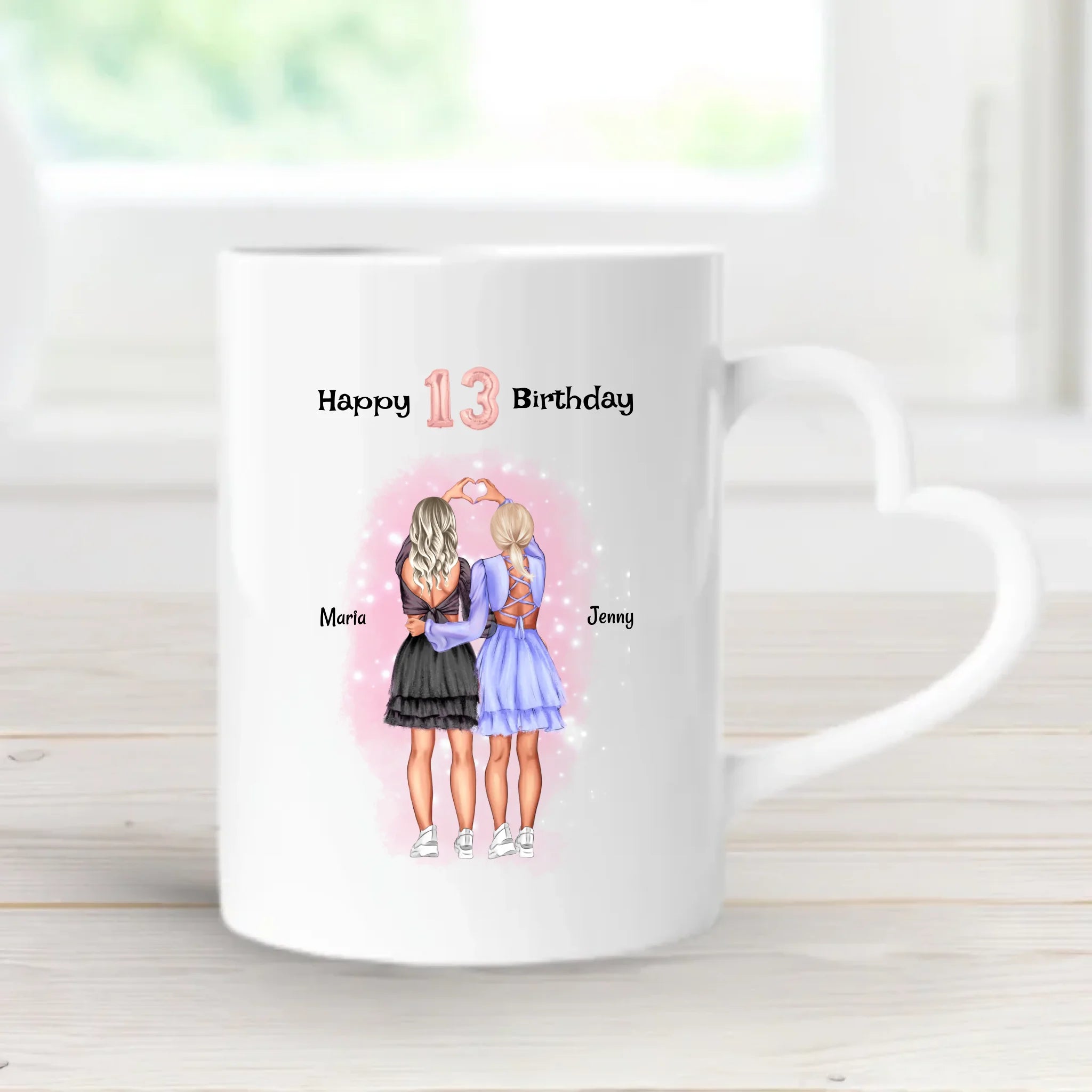 Beste Freundin Tasse Geschenk zum Geburtstag für Mädchen - Cantty