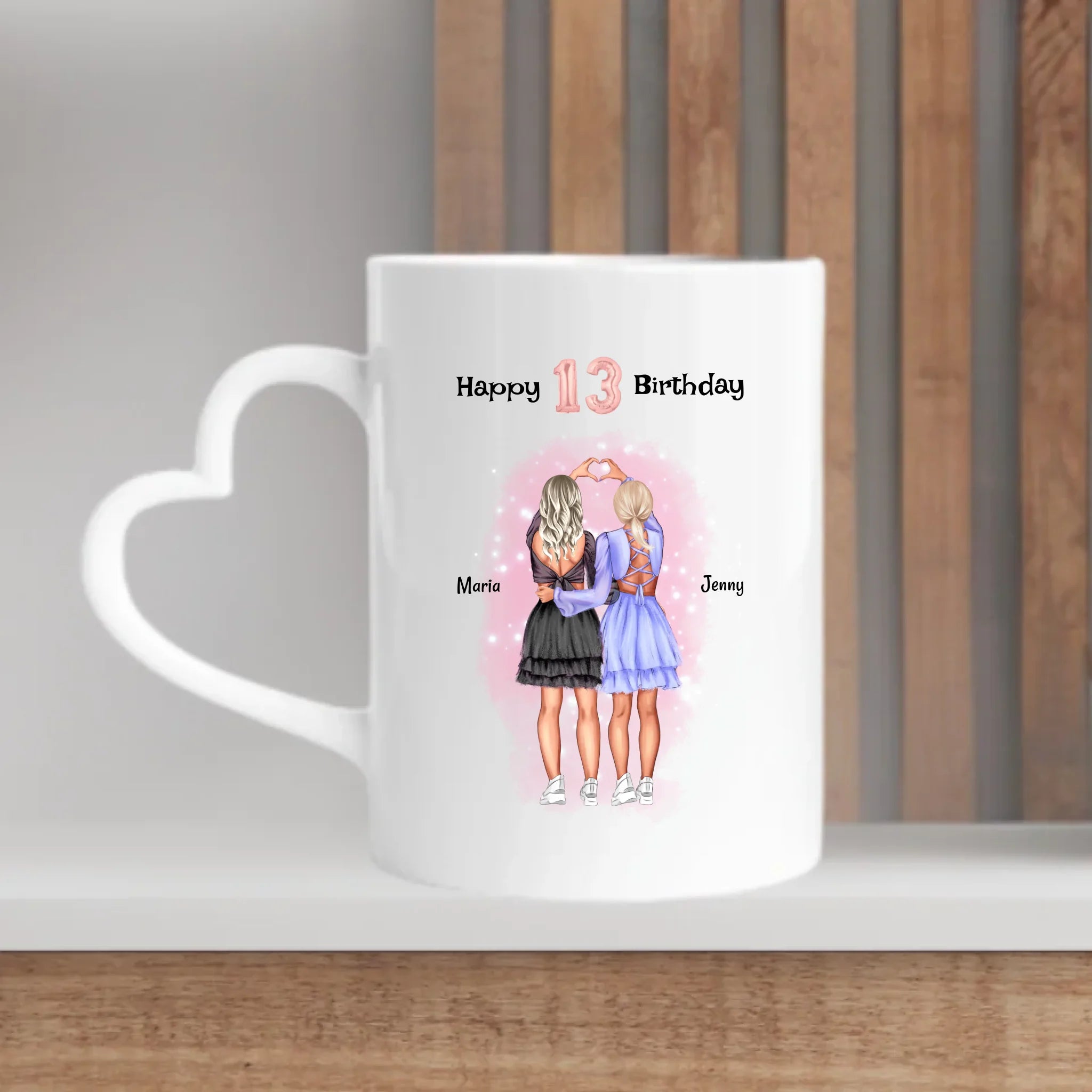 Beste Freundin Tasse Geschenk zum Geburtstag für Mädchen - Cantty