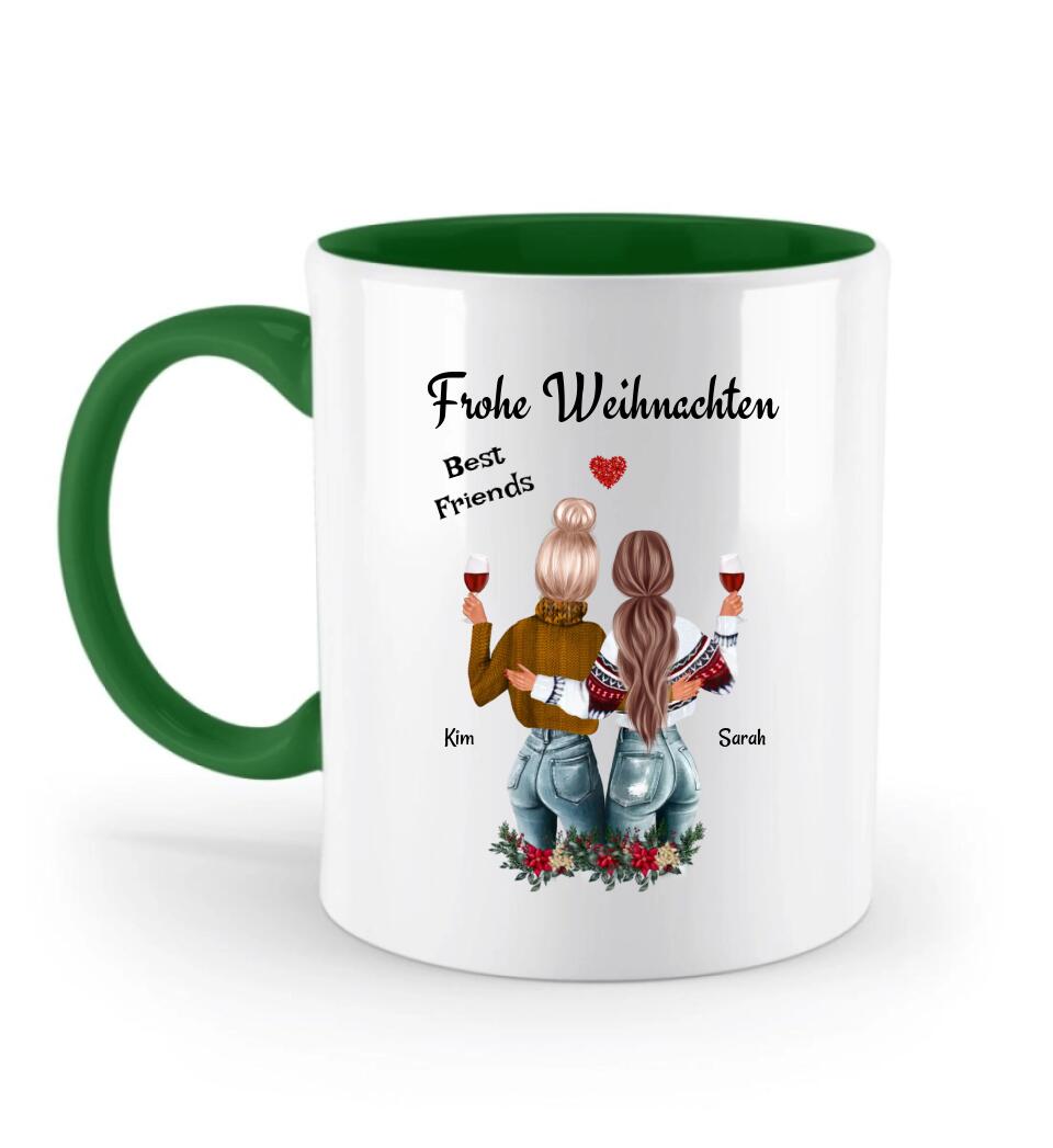 Beste Freundin Tasse Weihnachtsgeschenk personalisiert - Cantty