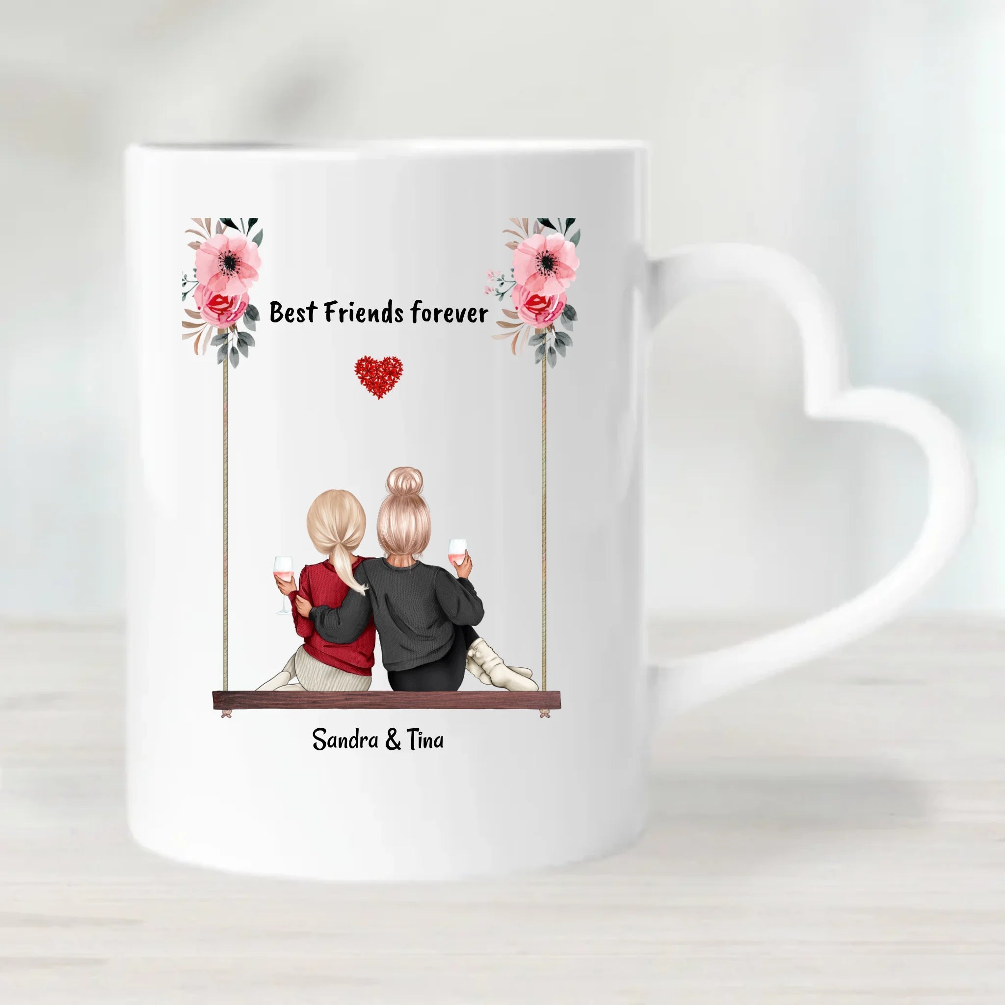 Beste Freundinnen Geschenk Becher - Cantty