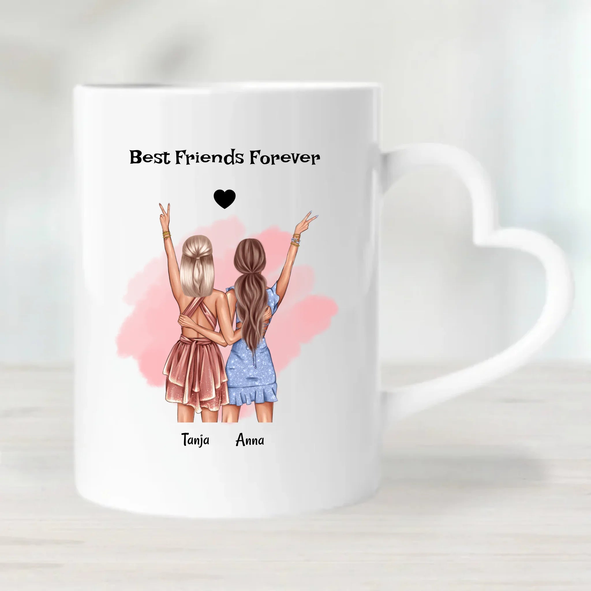 Beste Kollegin Tasse personalisiert - Cantty