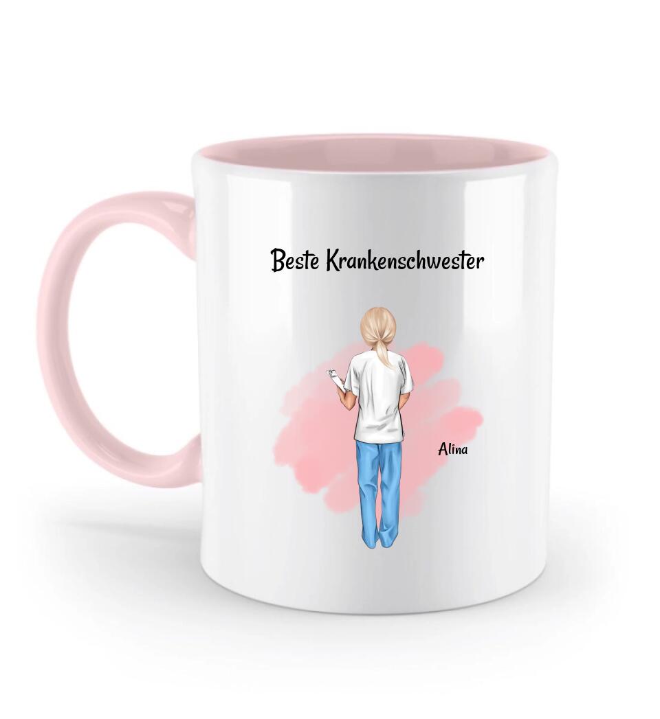 Beste Krankenschwester Tasse personalisiert - Cantty