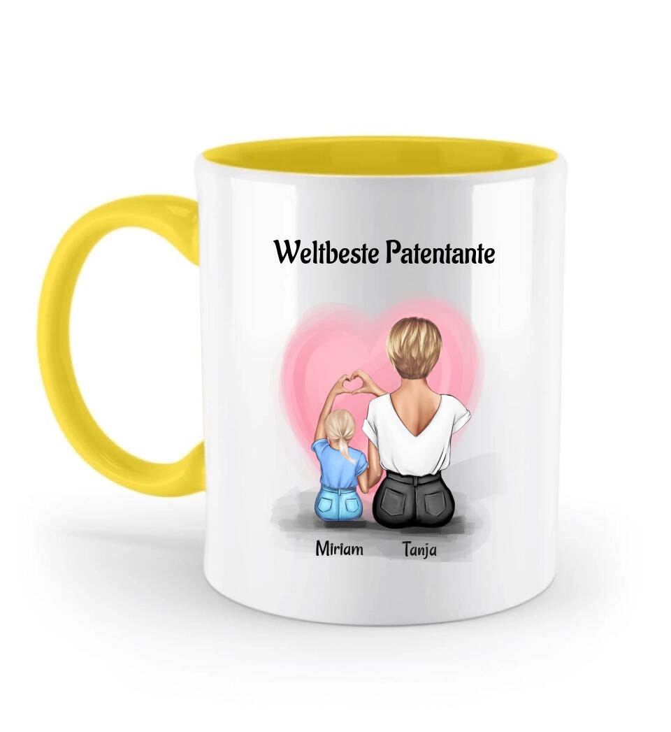 Beste Patentante Geschenk Tasse personalisiert - Cantty