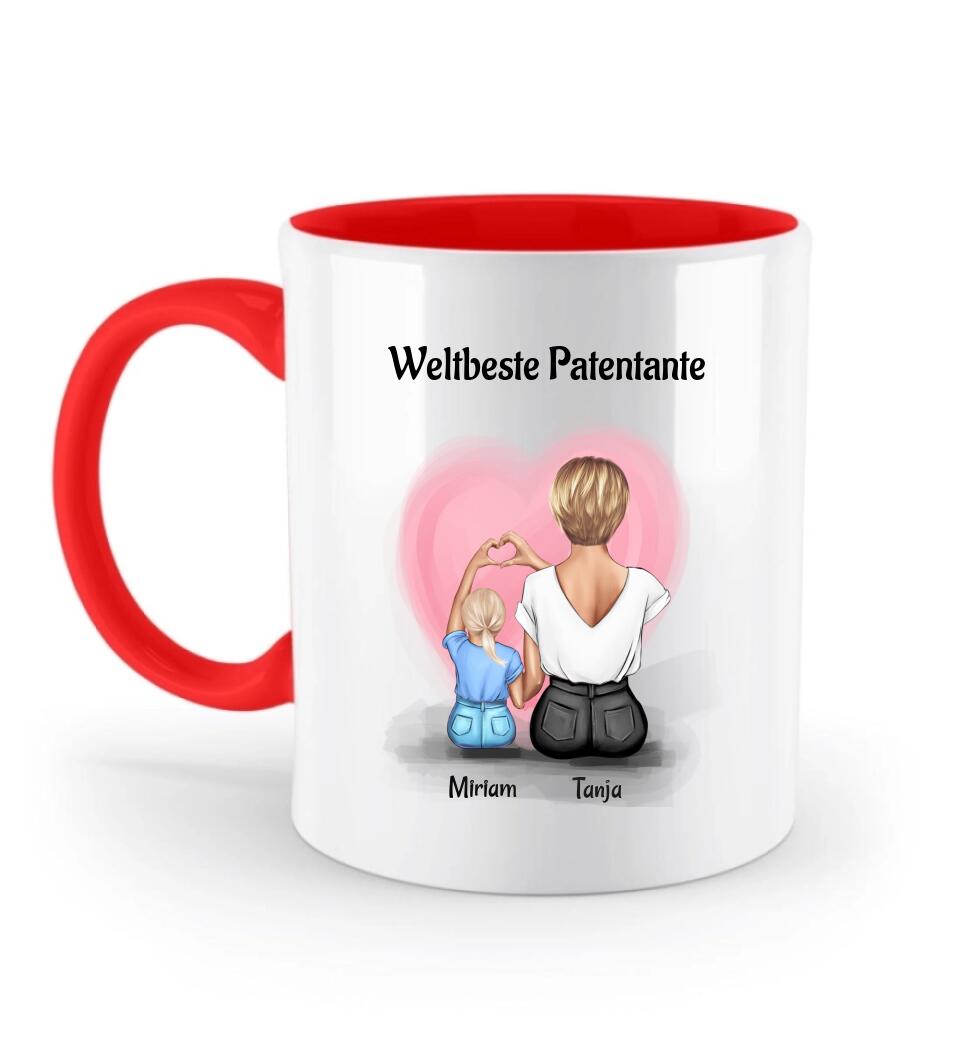 Beste Patentante Geschenk Tasse personalisiert - Cantty