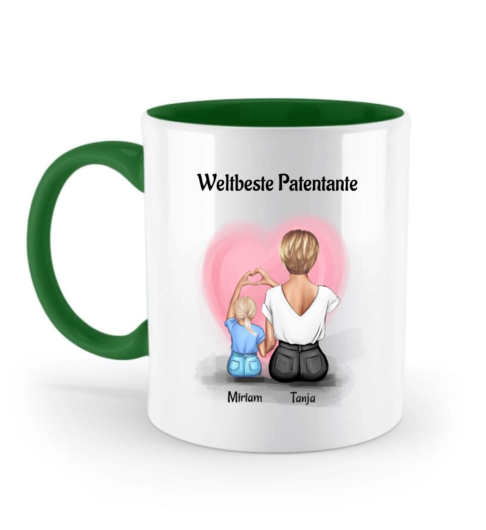 Beste Patentante Geschenk Tasse personalisiert - Cantty