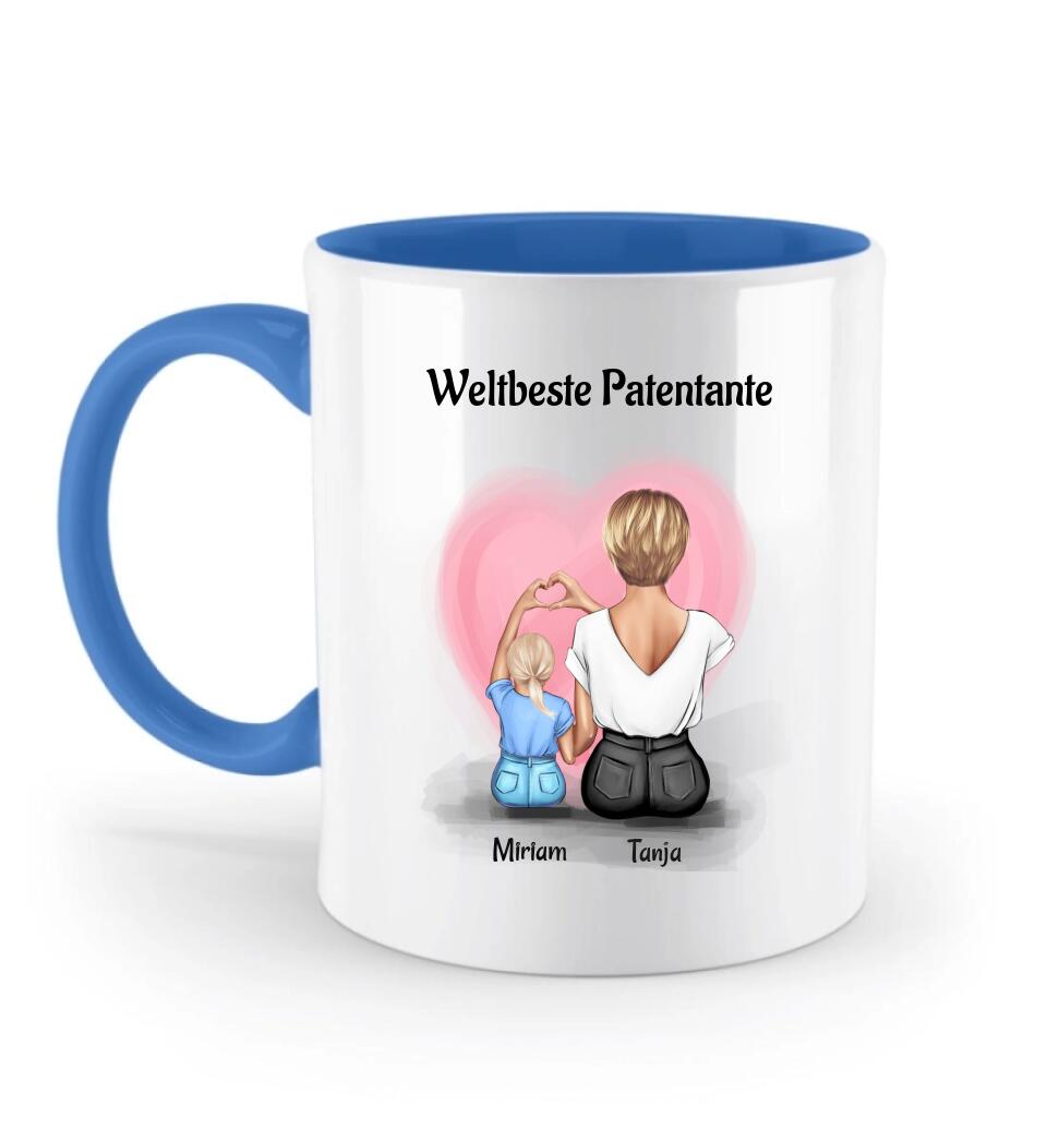 Beste Patentante Geschenk Tasse personalisiert - Cantty