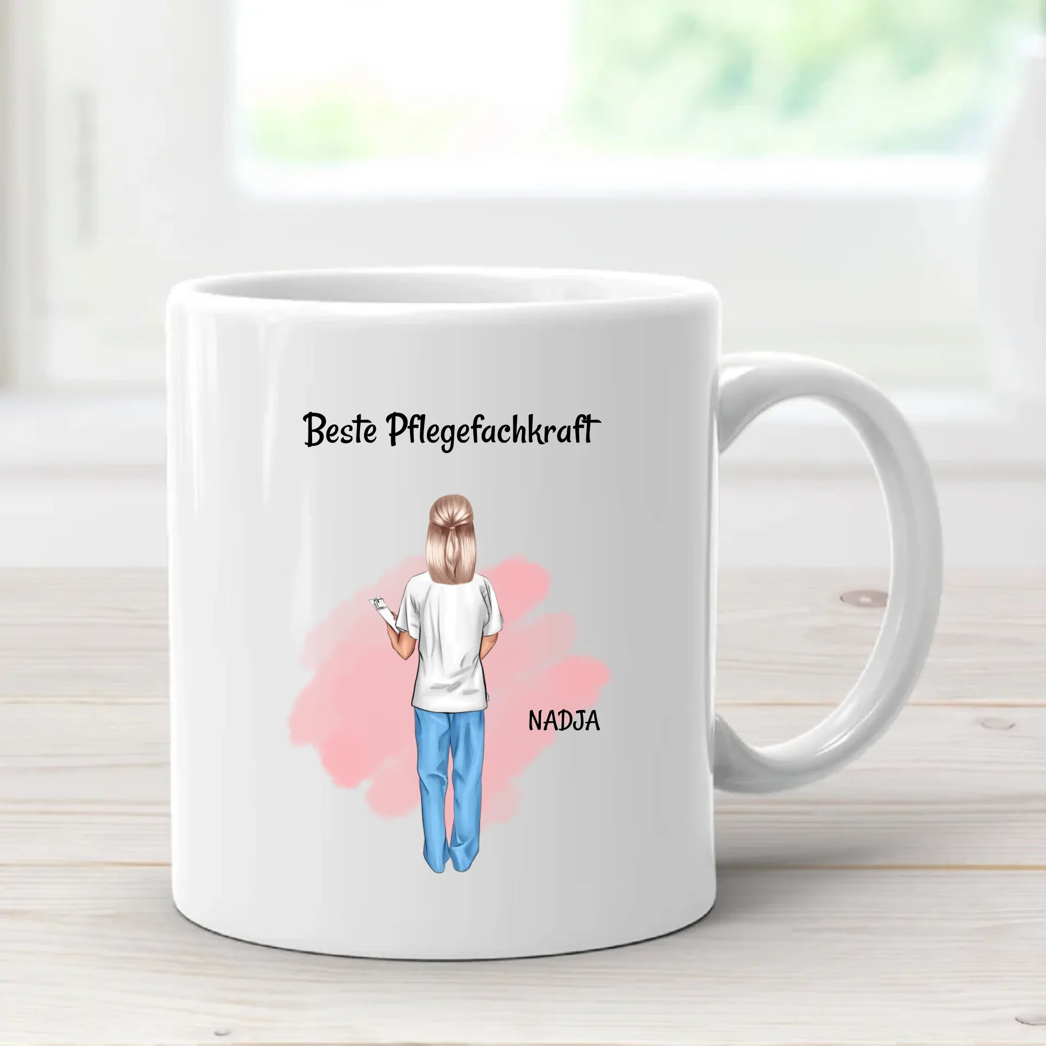 Beste Pflegekraft Tasse Geschenk personalisiert - Cantty
