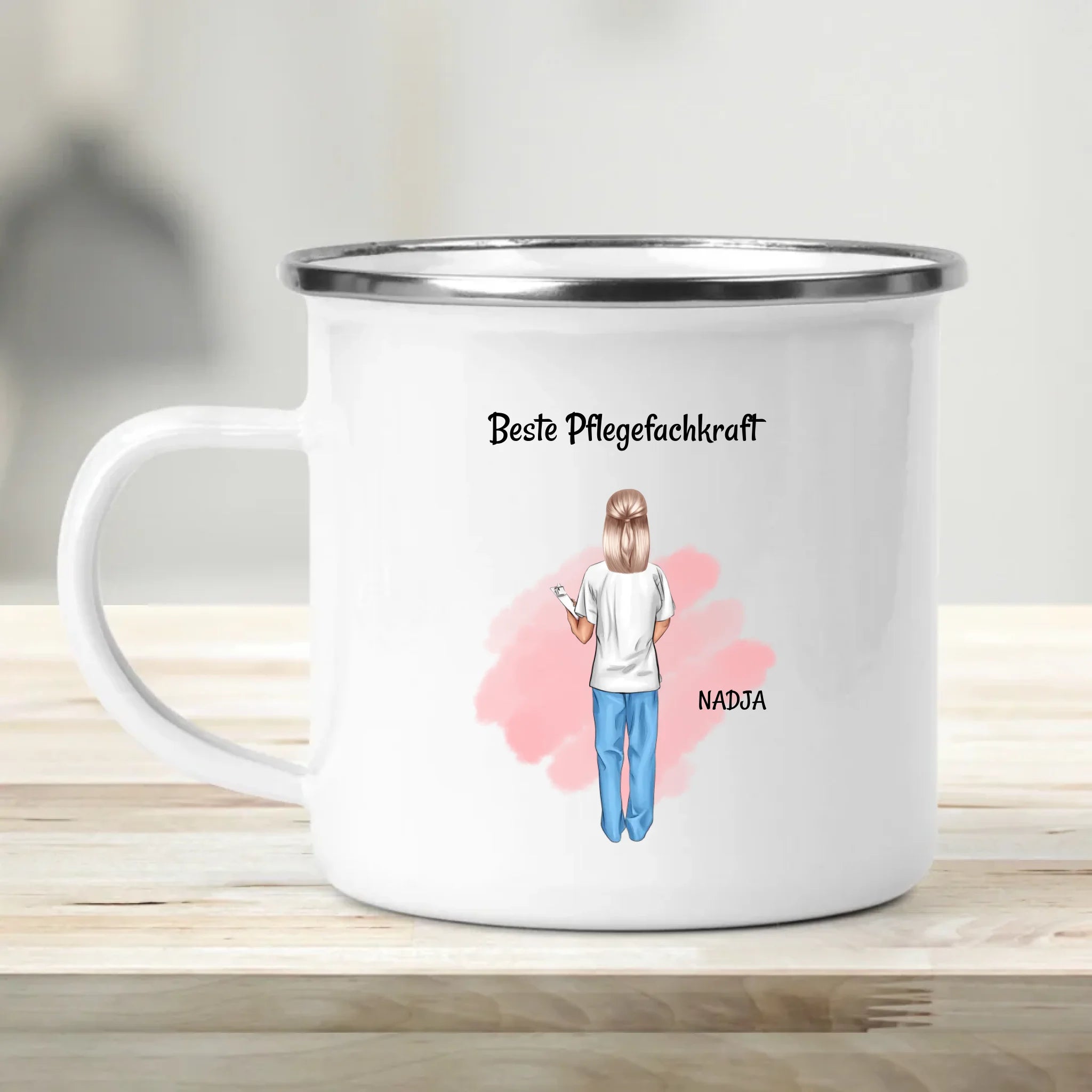 Beste Pflegekraft Tasse Geschenk personalisiert - Cantty