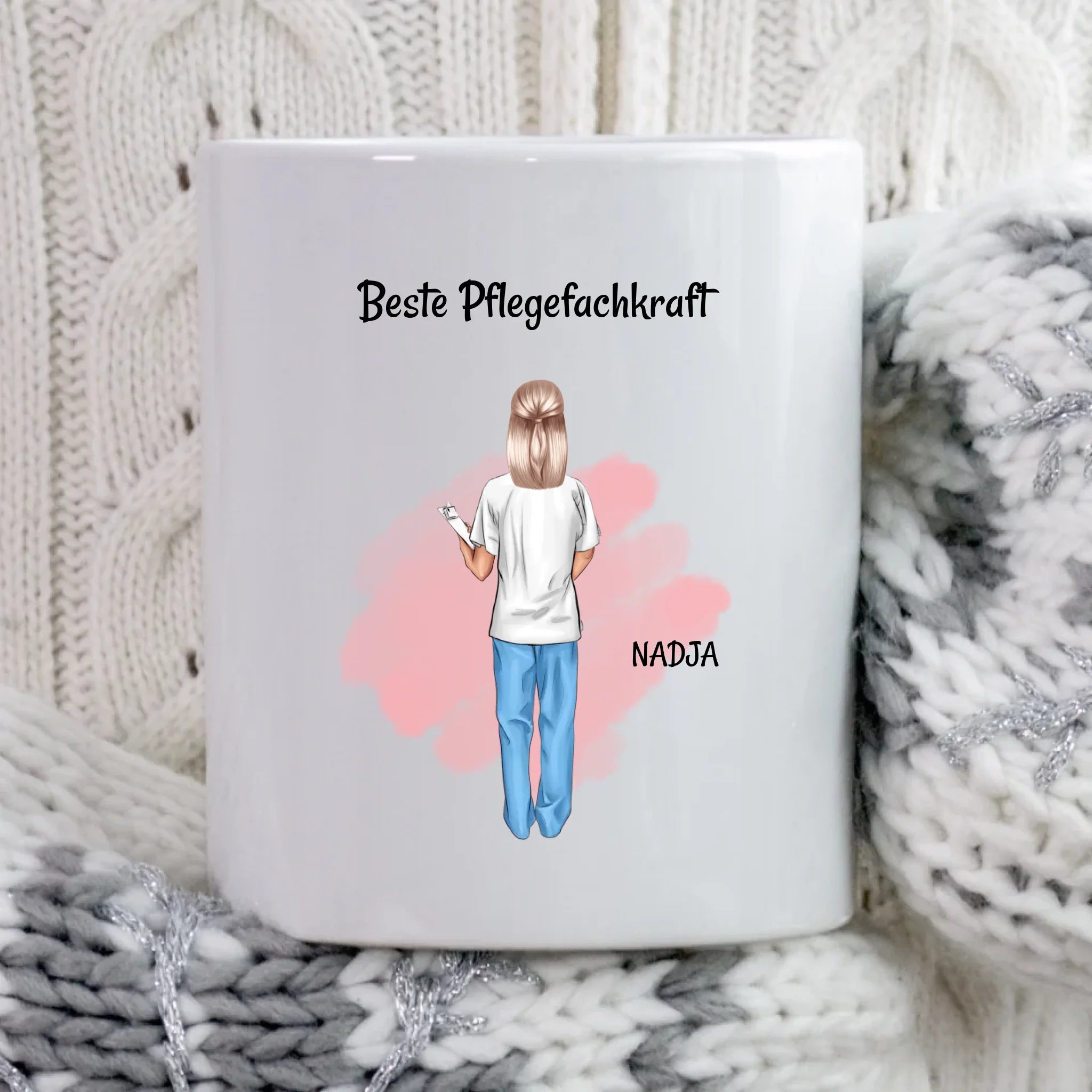 Beste Pflegekraft Tasse Geschenk personalisiert - Cantty
