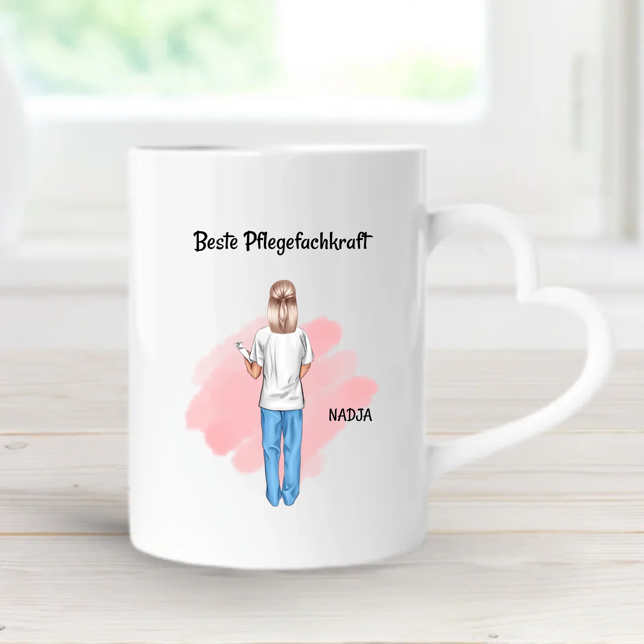 Beste Pflegekraft Tasse Geschenk personalisiert - Cantty