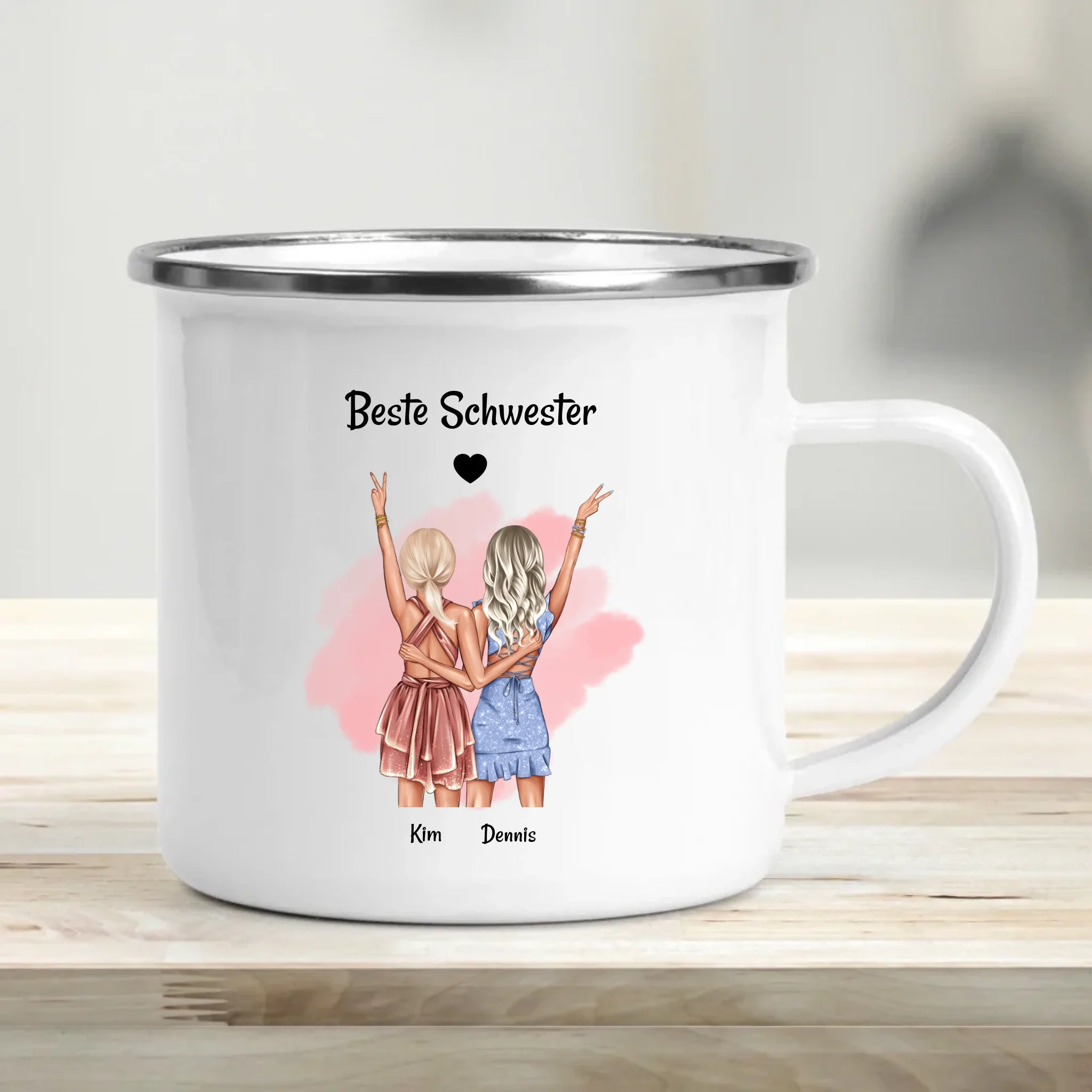 Beste Schwester Tasse personalisiert - Cantty