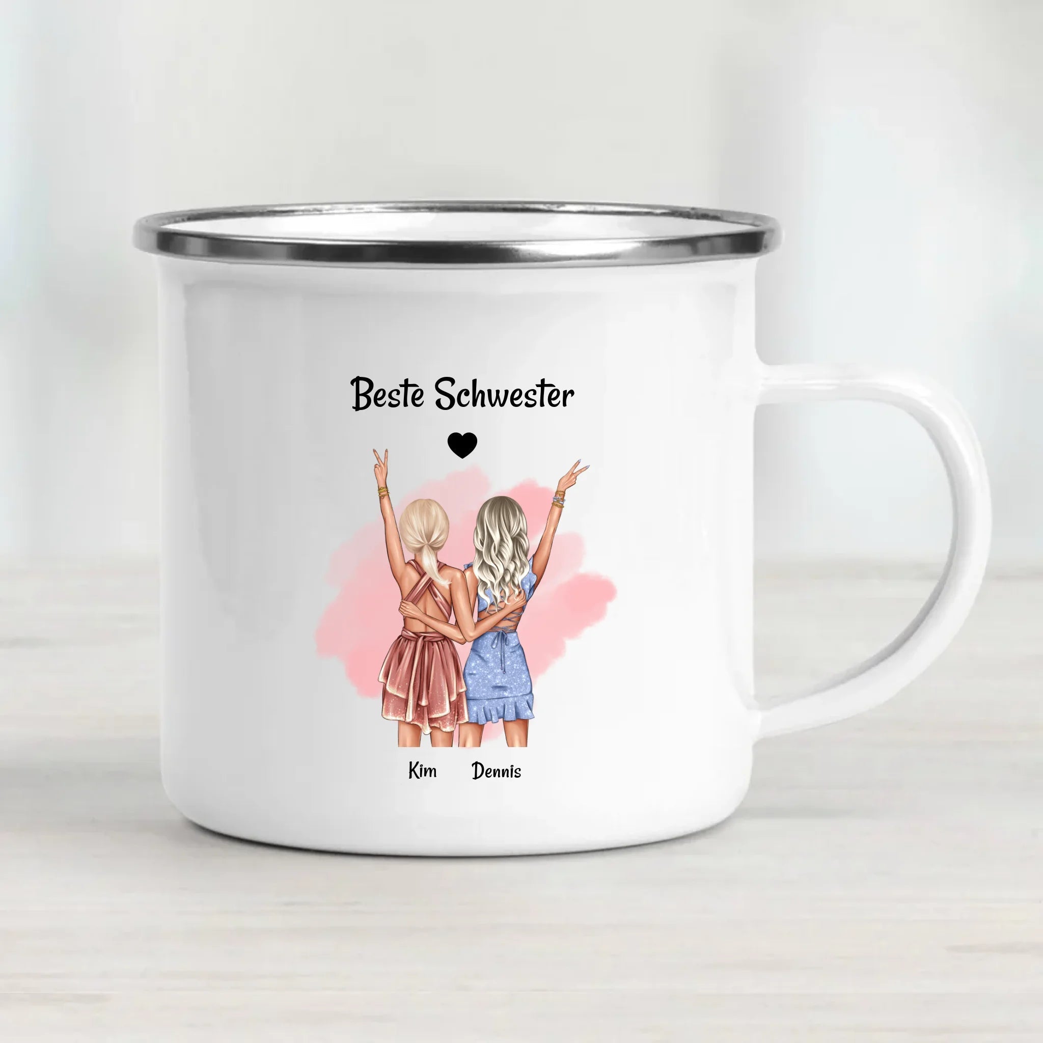 Beste Schwester Tasse personalisiert - Cantty