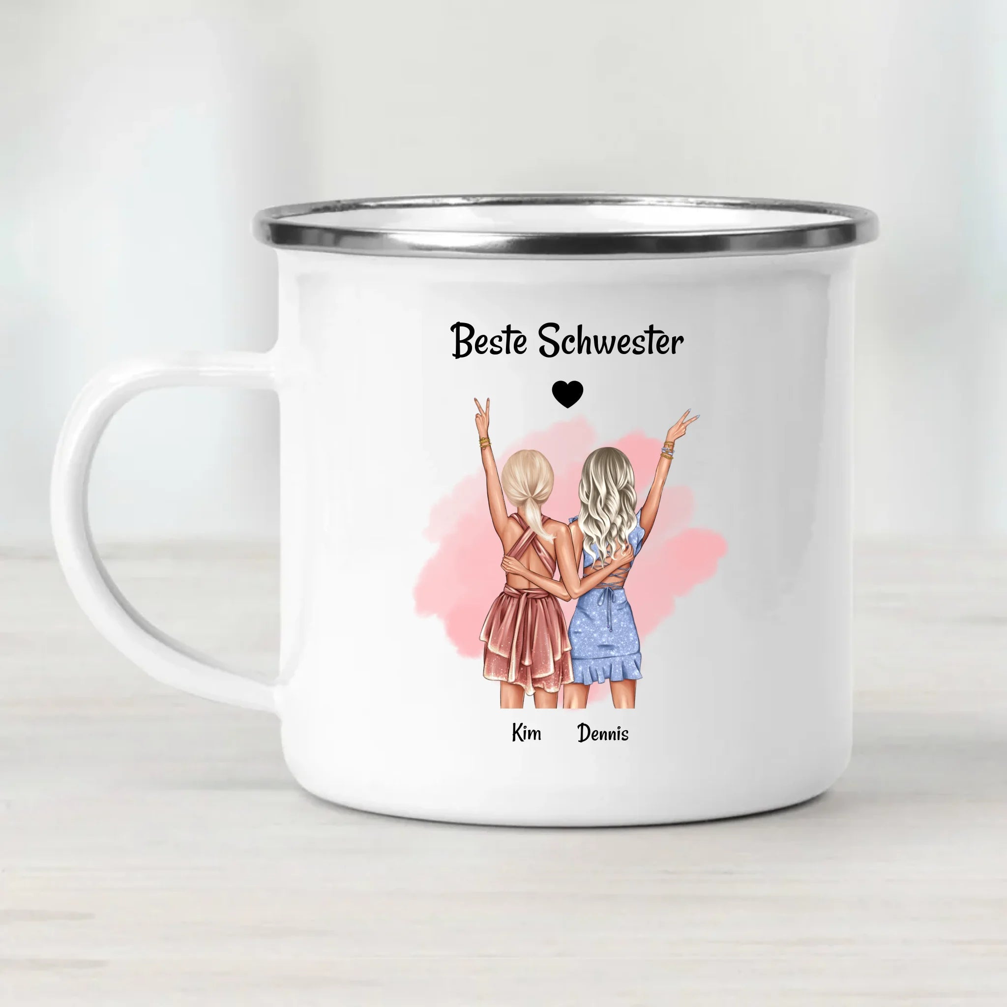 Beste Schwester Tasse personalisiert - Cantty