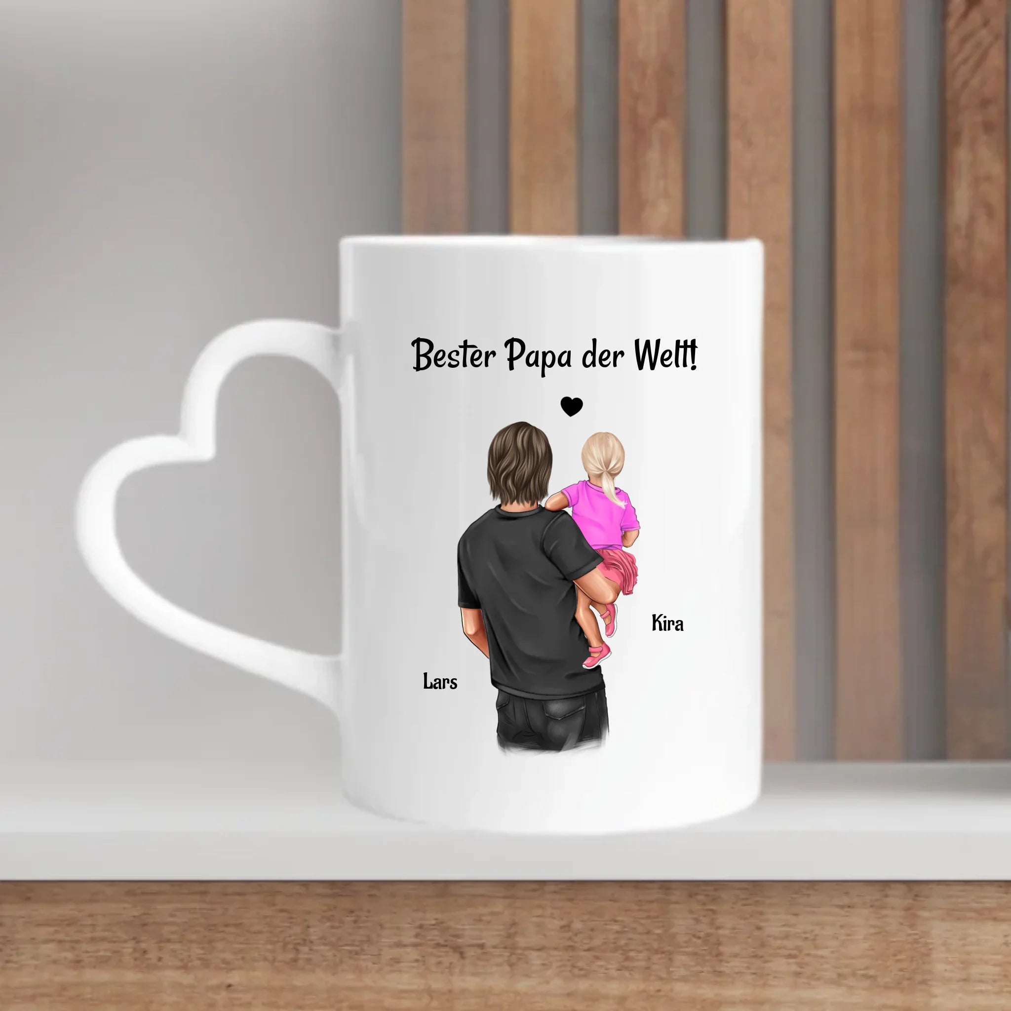 Bester Papa Tasse Geschenk mit kleiner Tochter - Cantty
