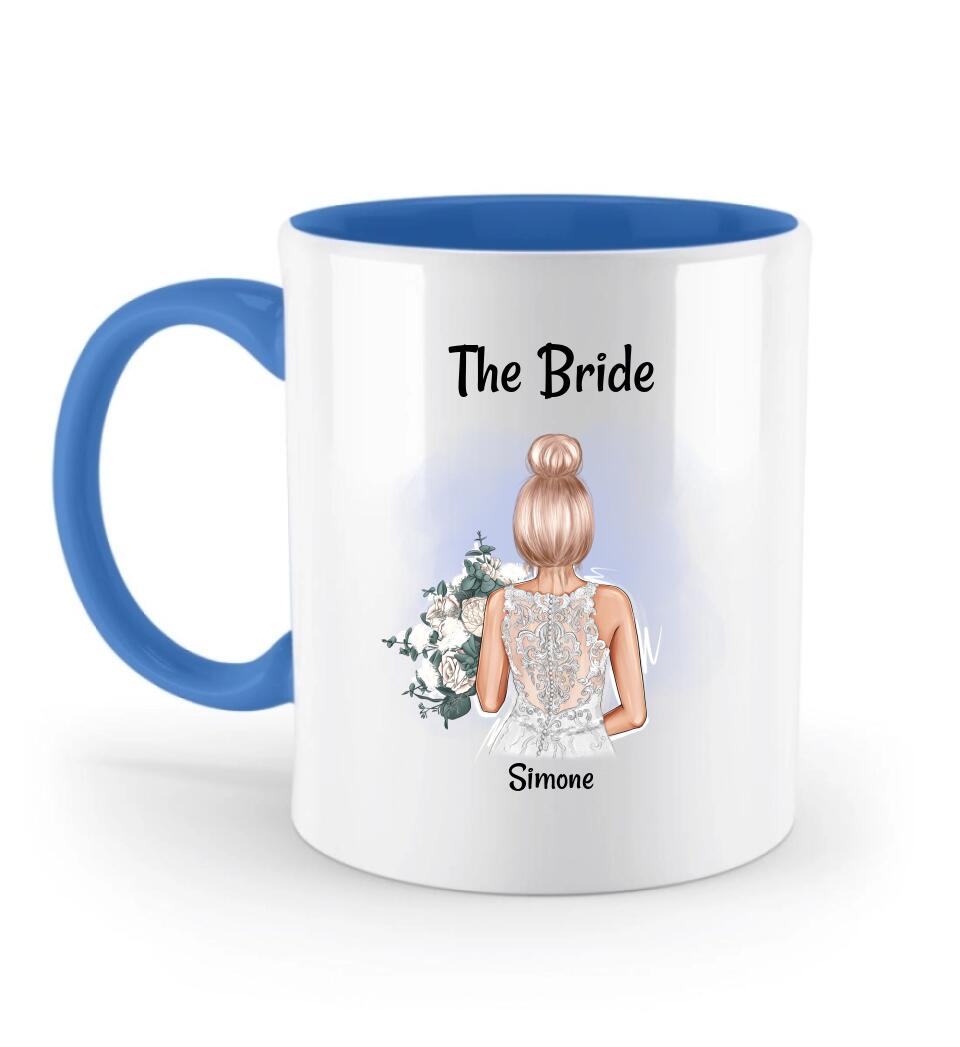 Braut Bild Geschenk Tasse personalisiert - Cantty