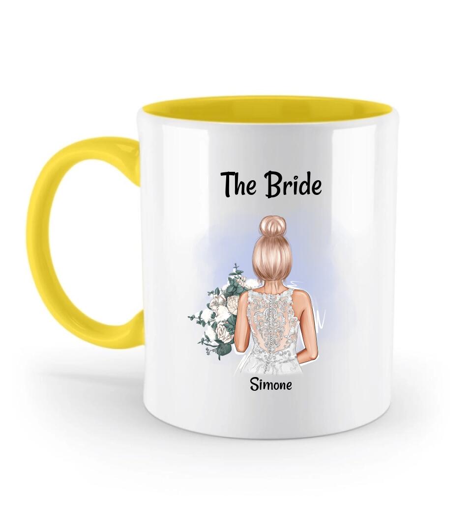 Braut Bild Geschenk Tasse personalisiert - Cantty