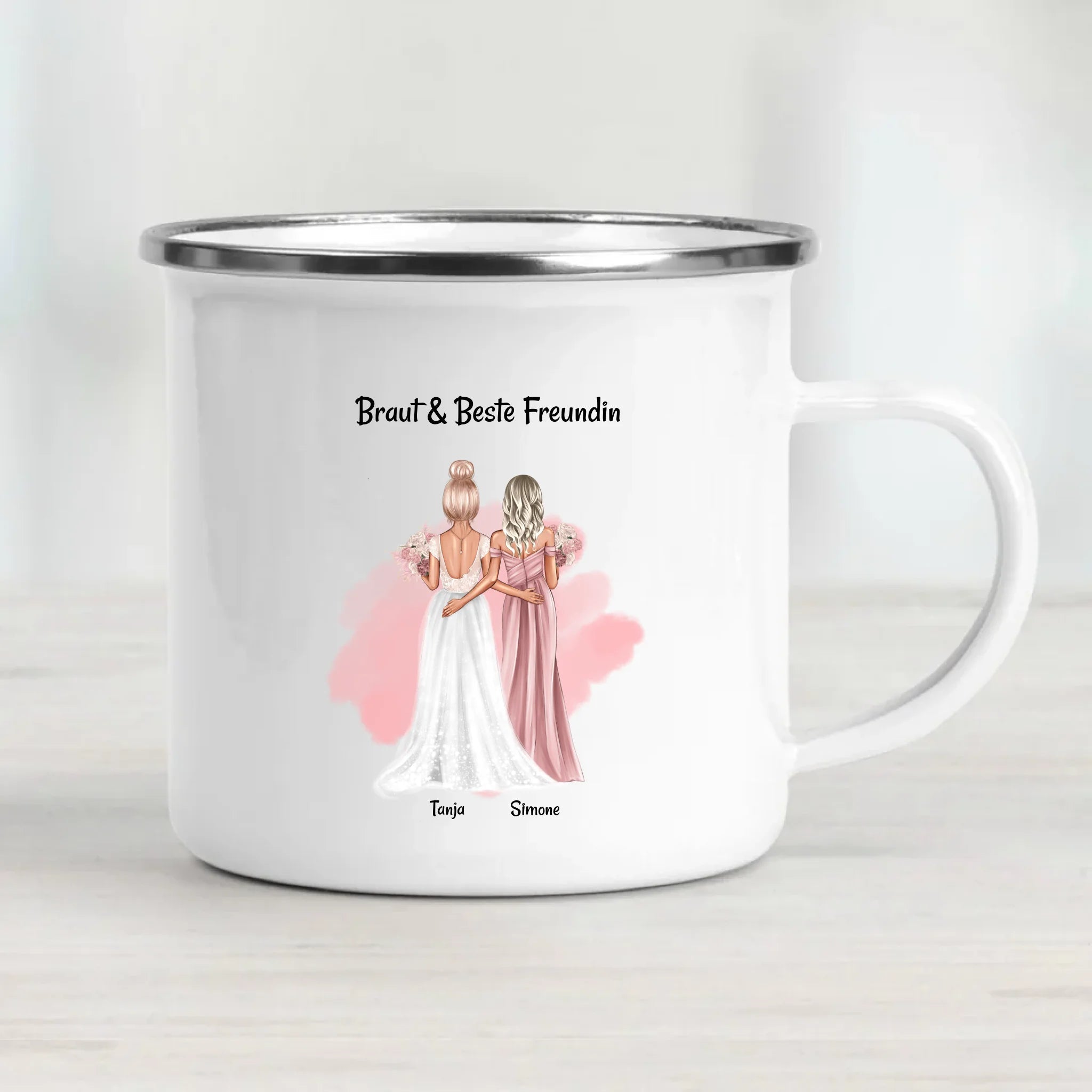 Brautjungfer Geschenk Tasse personalisiert - Cantty