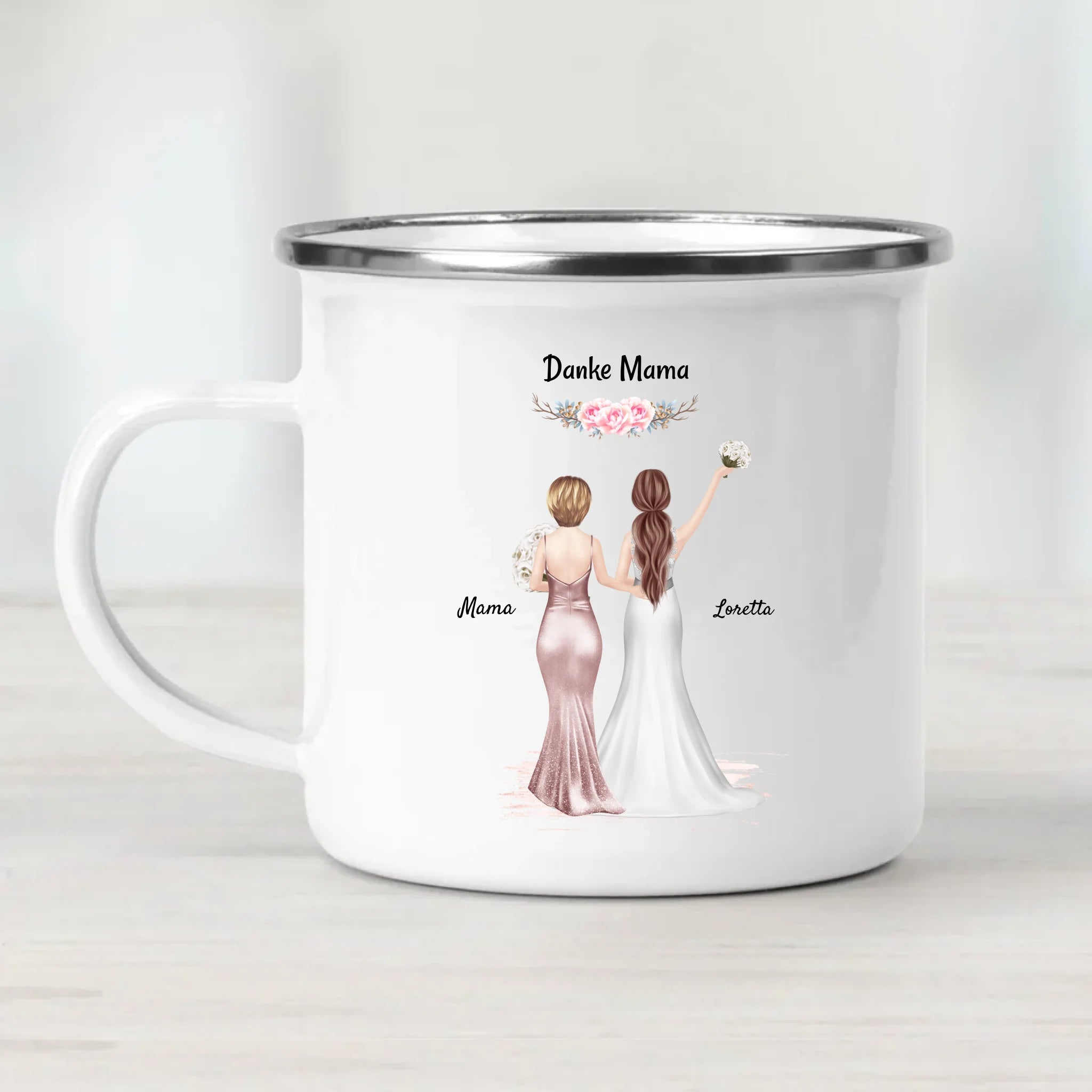 Brautmutter Danke Geschenk Tasse personalisiert von Braut - Cantty