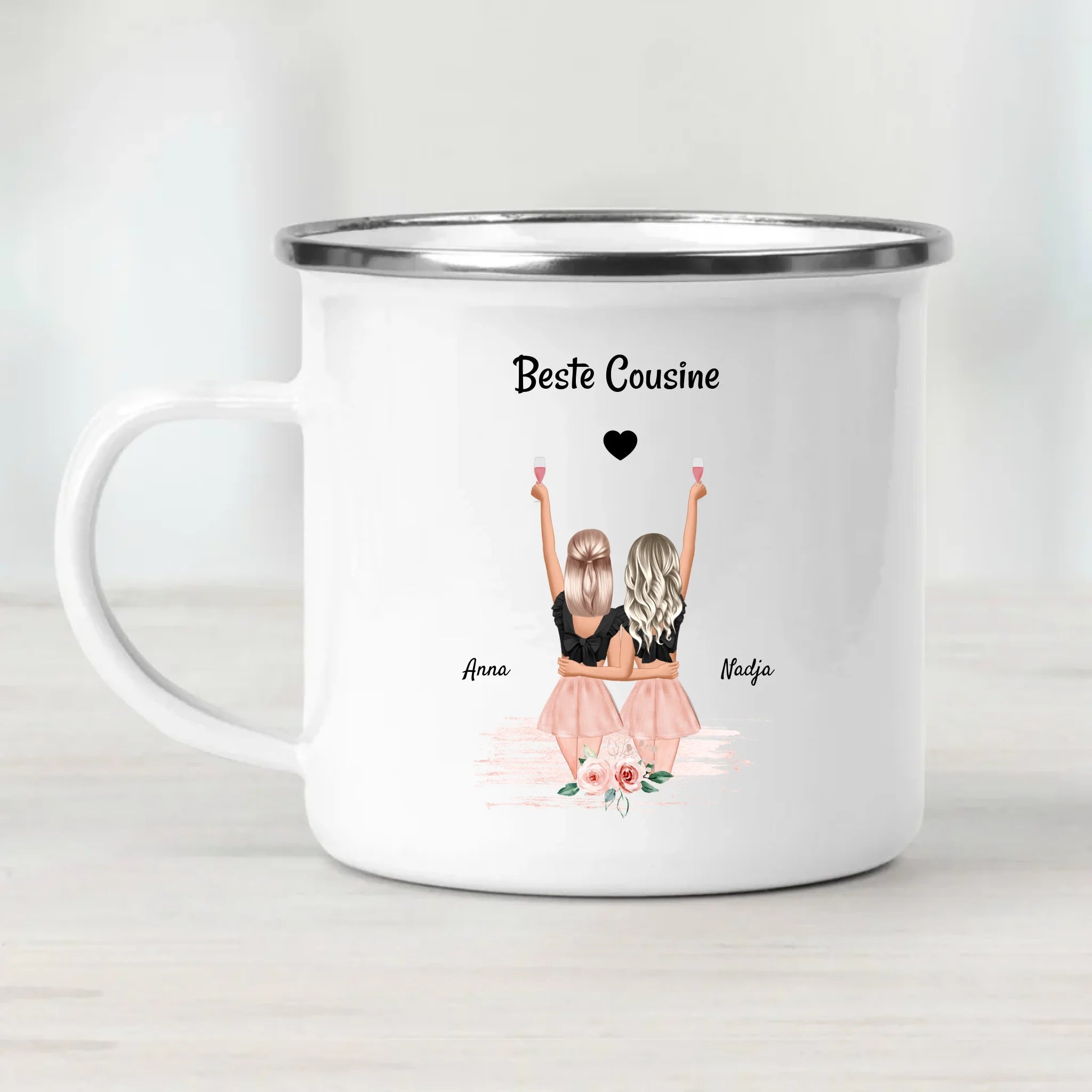 Cousine Geschenk Tasse personalisiert - Cantty