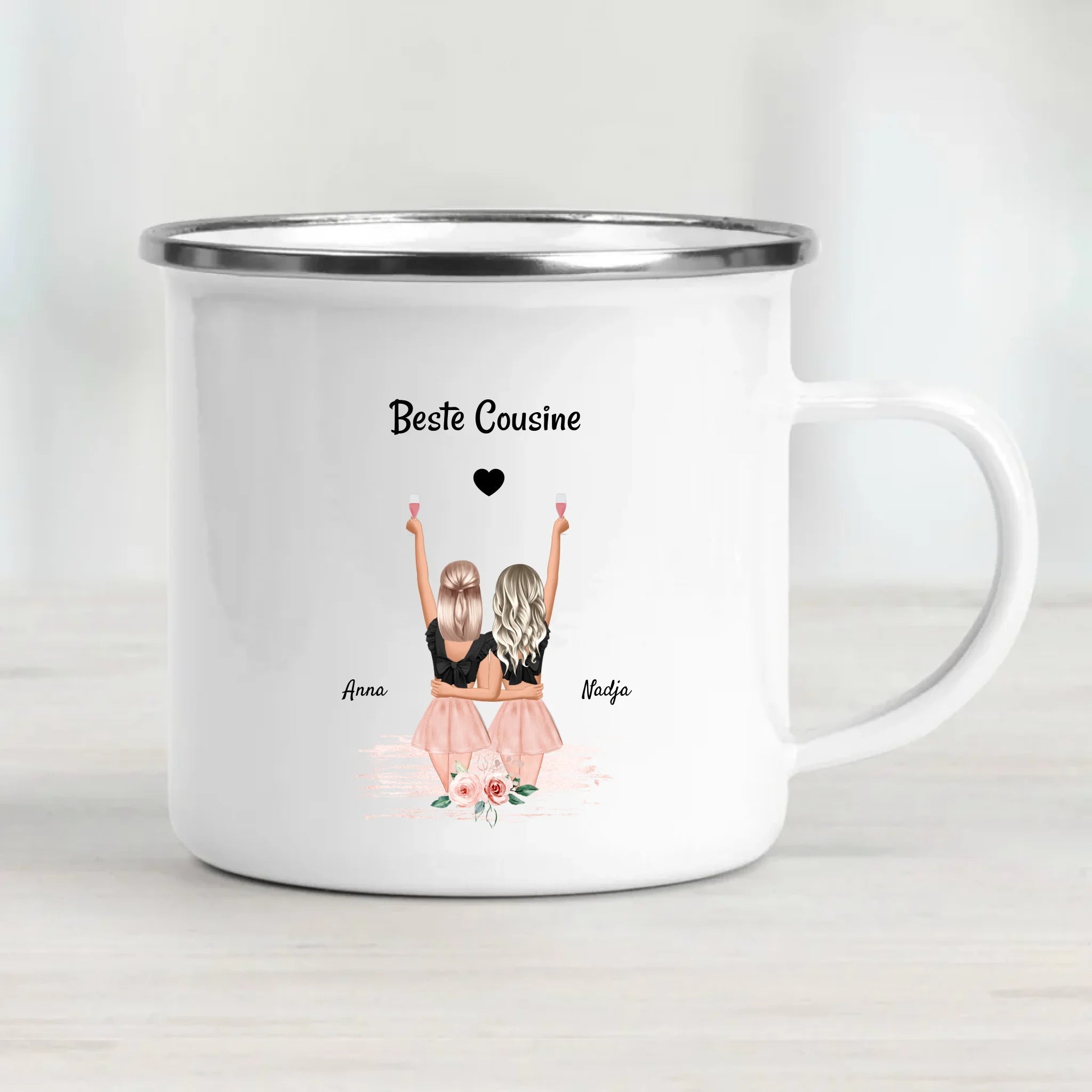 Cousine Geschenk Tasse personalisiert - Cantty