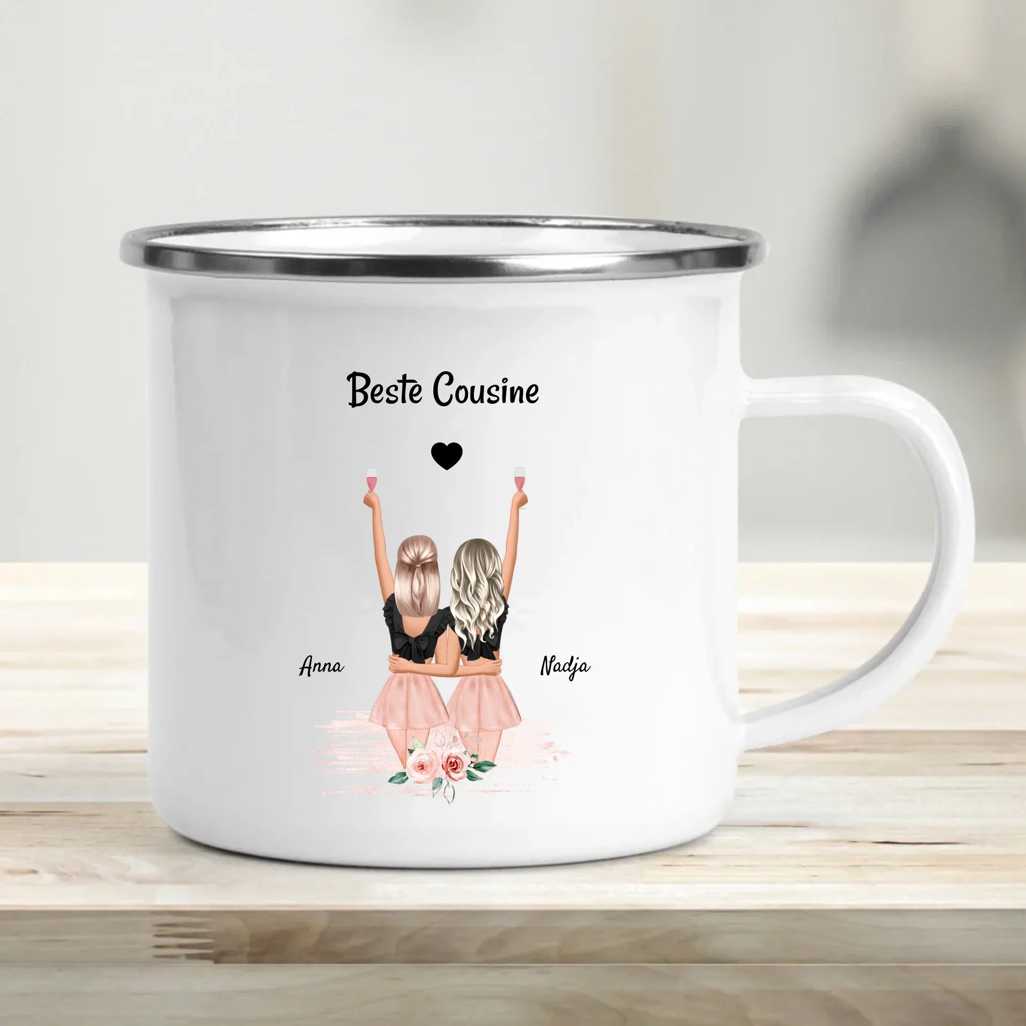 Cousine Geschenk Tasse personalisiert - Cantty