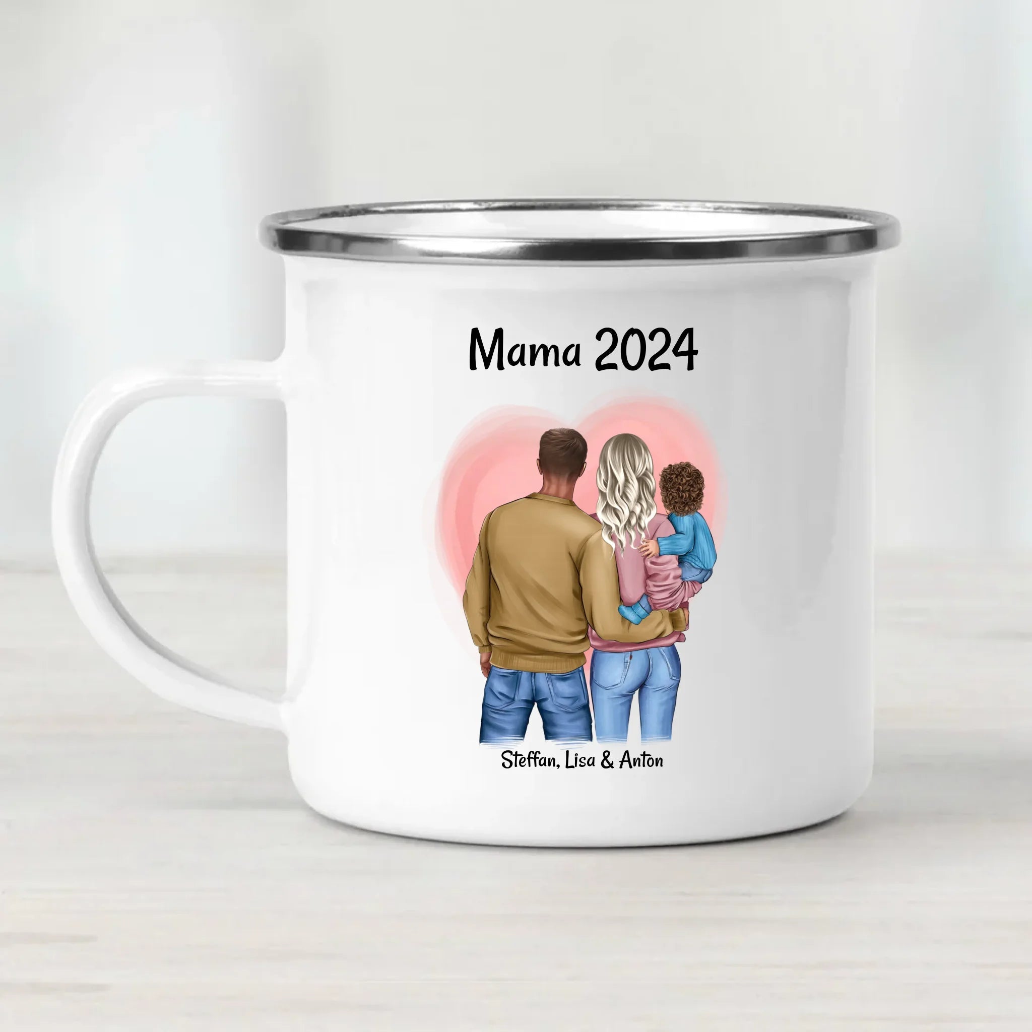 Erster Muttertagsgeschenk Tasse personalisiert - Cantty