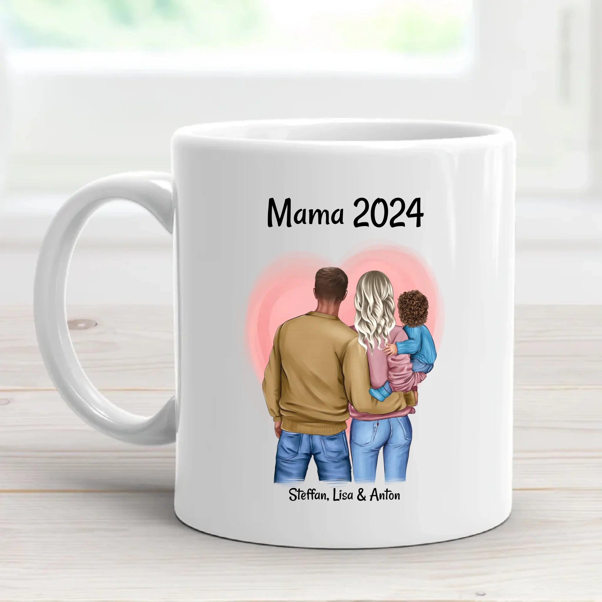 Erster Muttertagsgeschenk Tasse personalisiert - Cantty