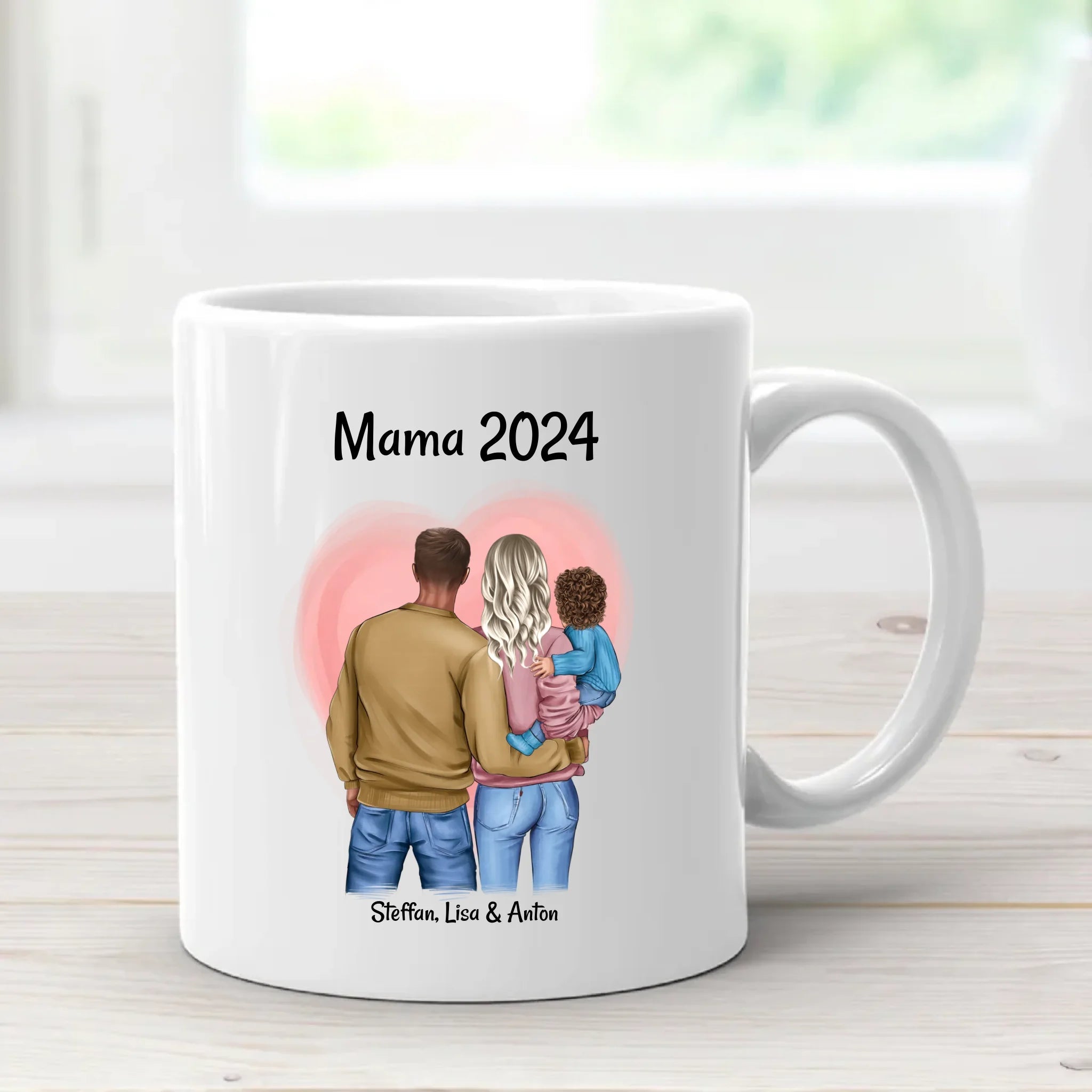 Erster Muttertagsgeschenk Tasse personalisiert - Cantty