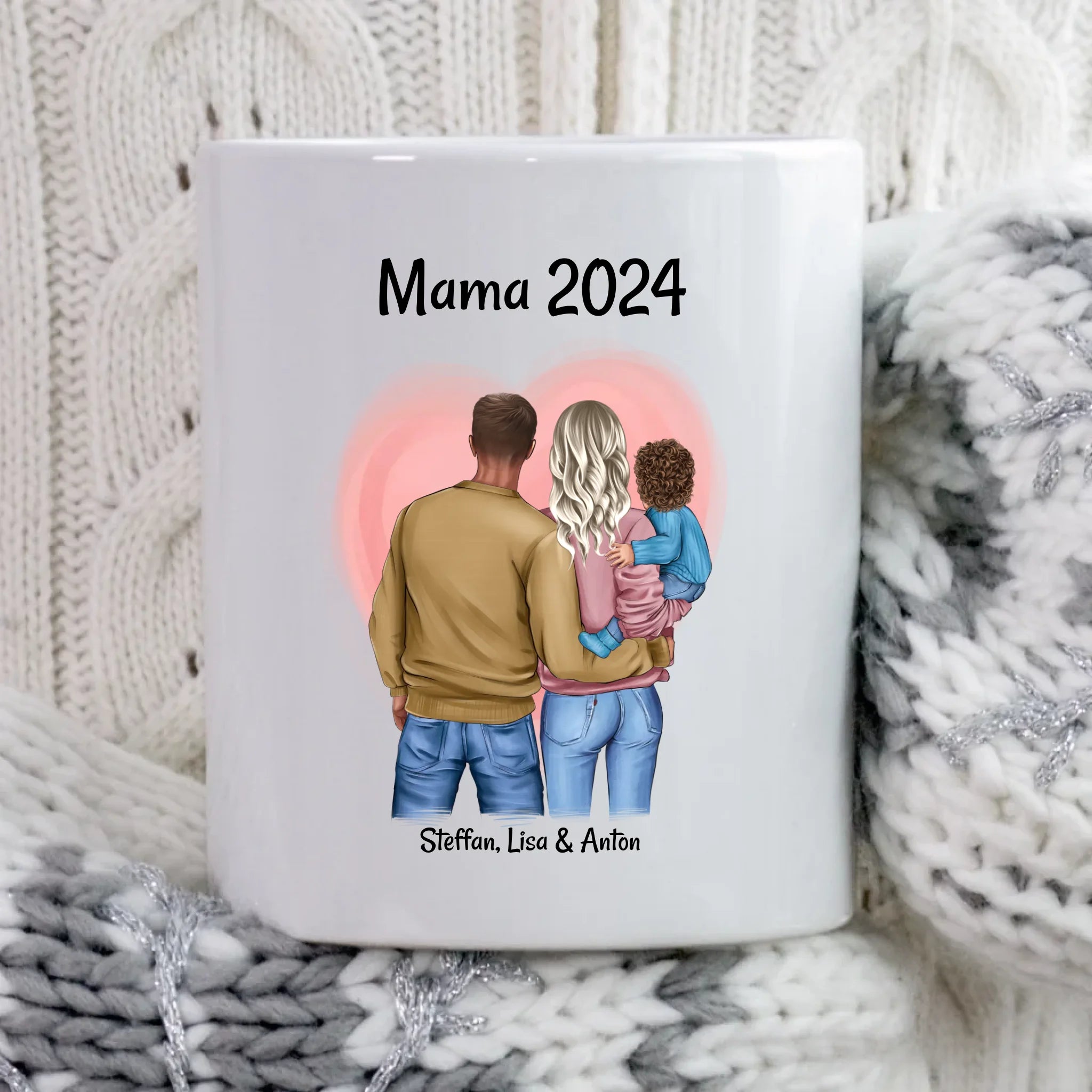 Erster Muttertagsgeschenk Tasse personalisiert - Cantty