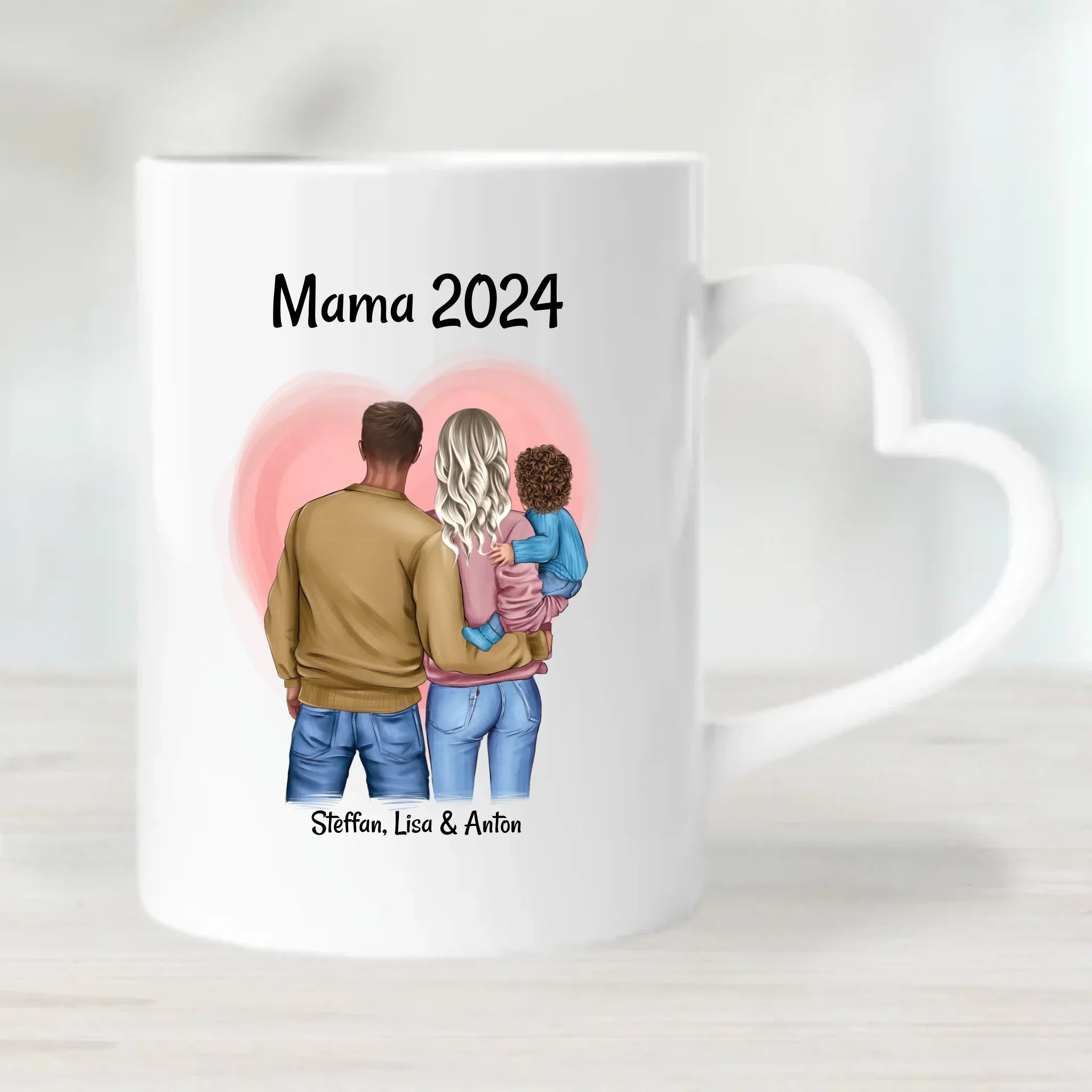 Erster Muttertagsgeschenk Tasse personalisiert - Cantty