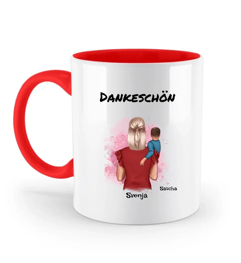 Erzieherin Kita Dankeschön Tasse Geschenk personalisiert - Cantty