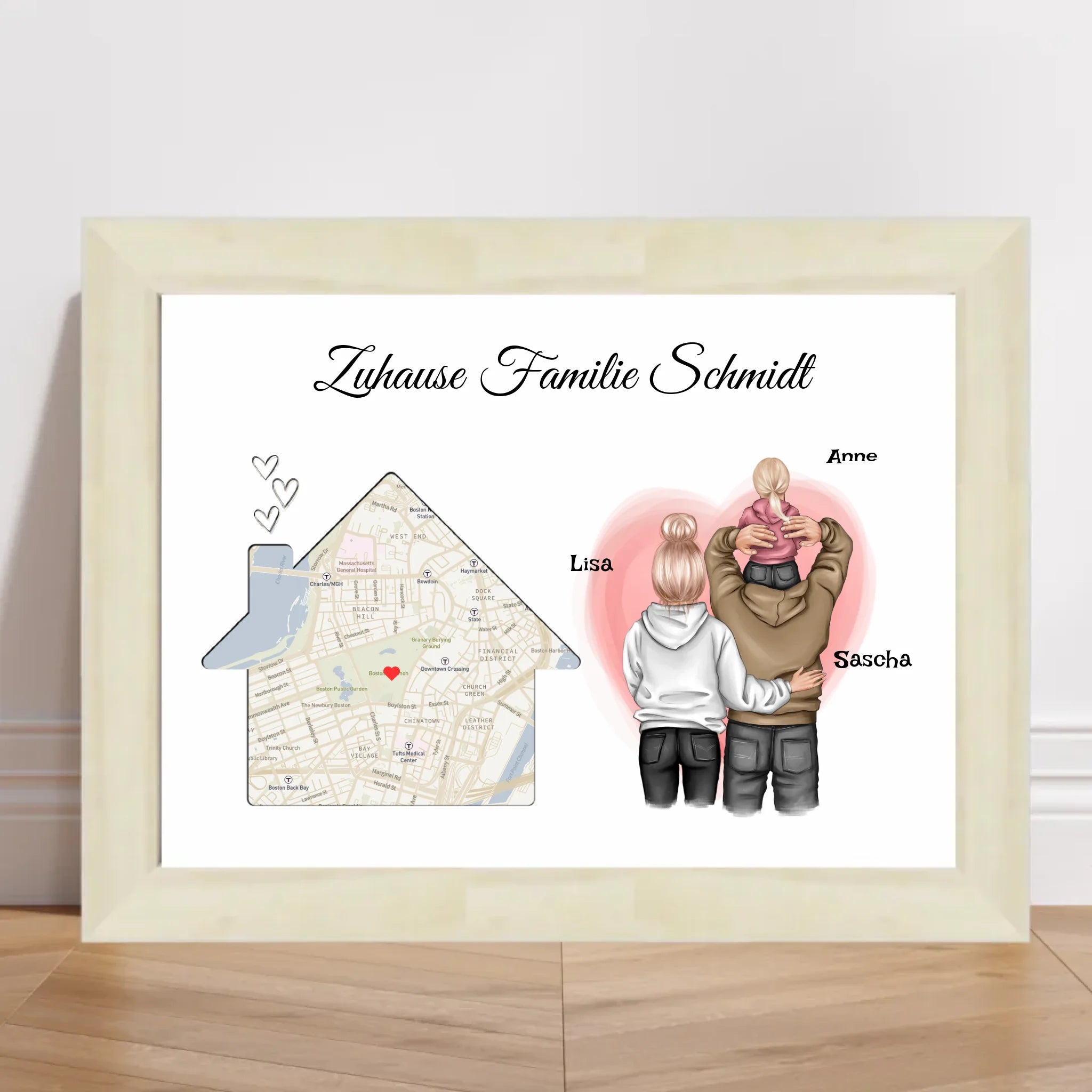 Familie Geschenk zum Einzug neue Wohnung Haus Poster - Cantty