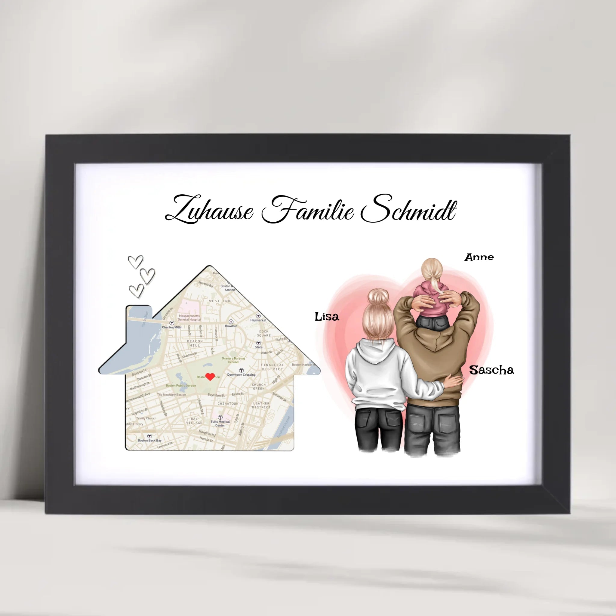 Familie Geschenk zum Einzug neue Wohnung Haus Poster - Cantty