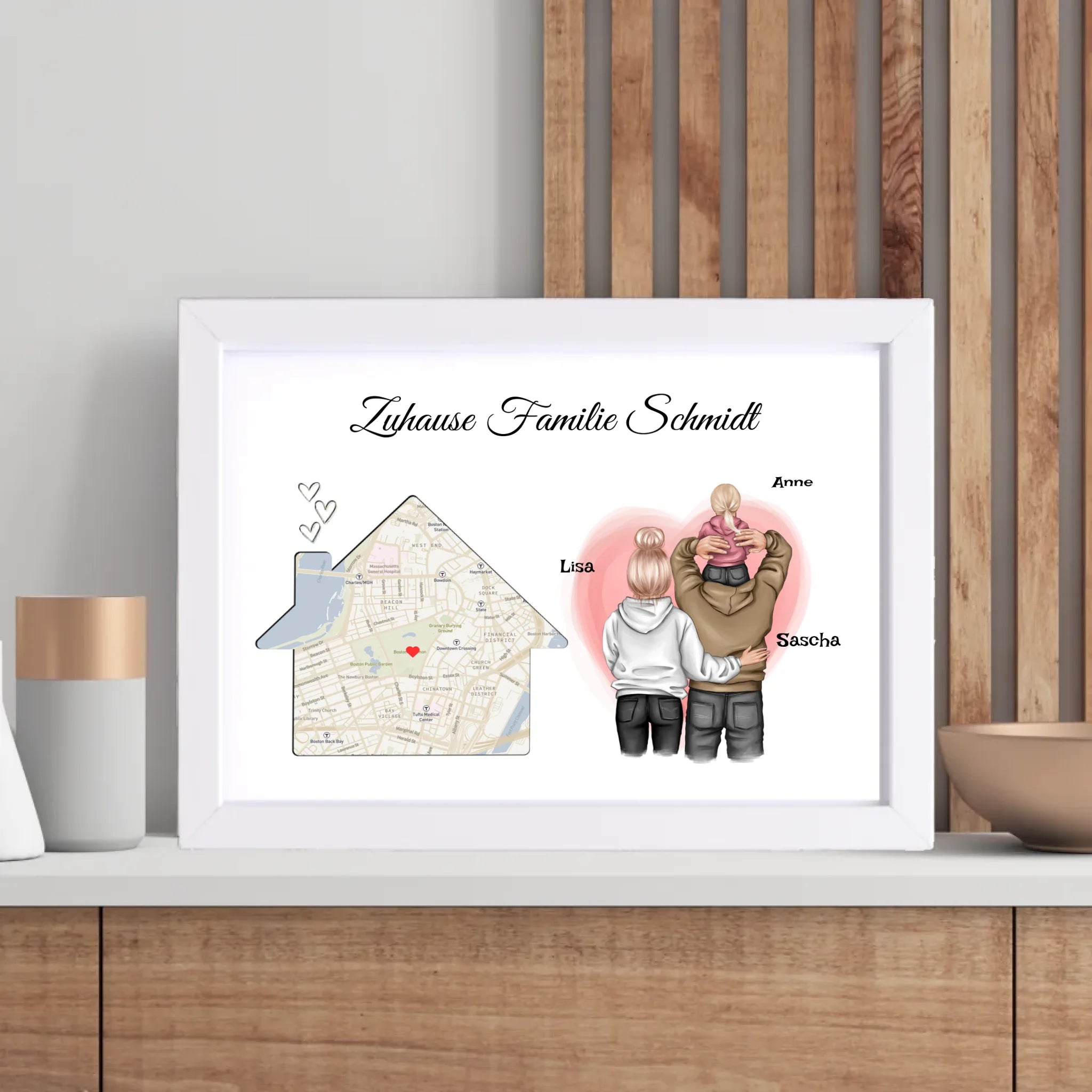 Familie Geschenk zum Einzug neue Wohnung Haus Poster - Cantty