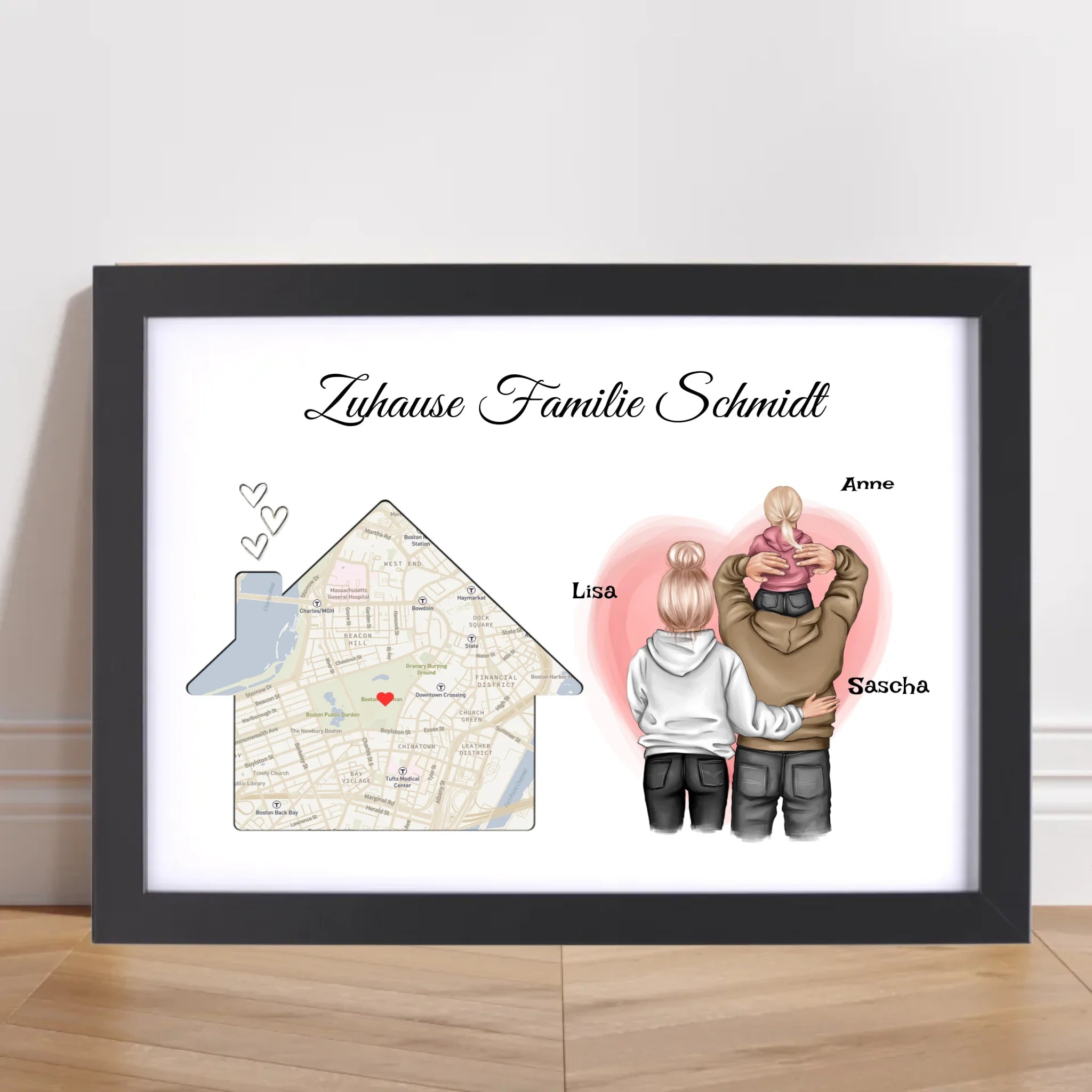 Familie Geschenk zum Einzug neue Wohnung Haus Poster - Cantty