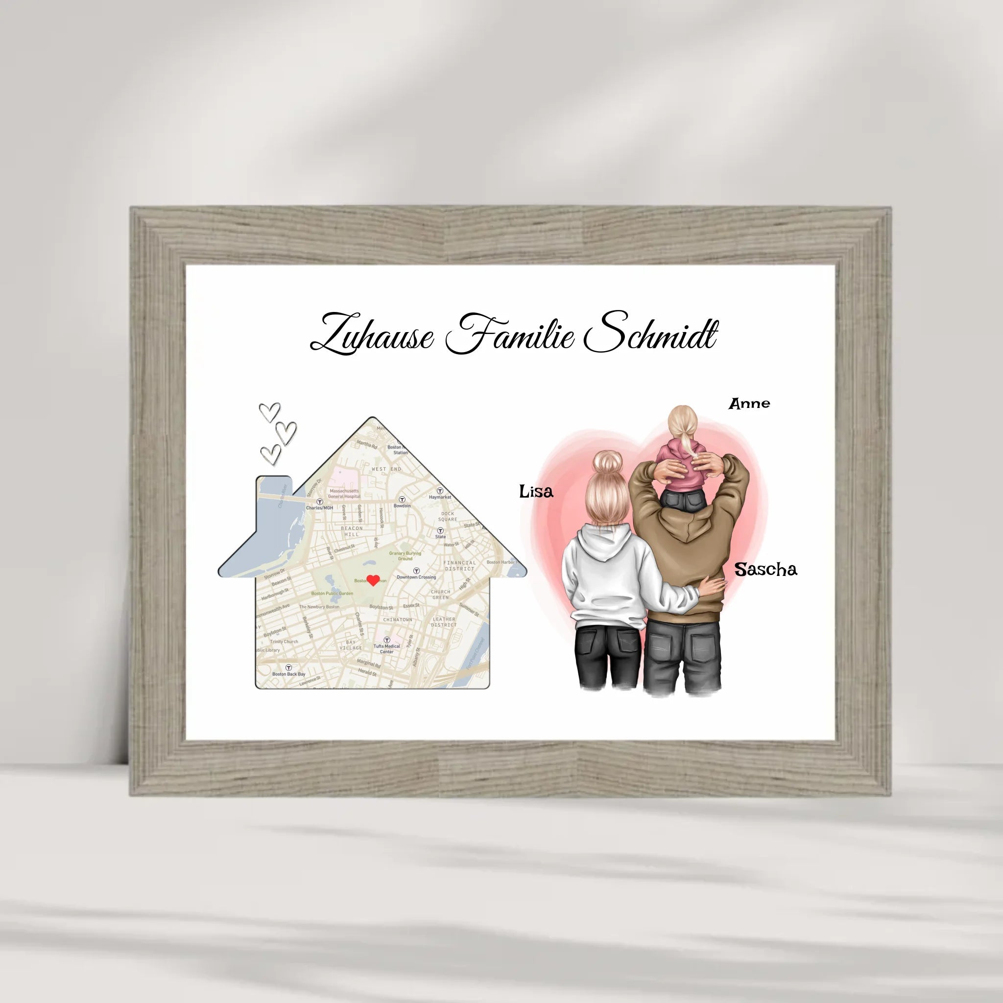 Familie Geschenk zum Einzug neue Wohnung Haus Poster - Cantty