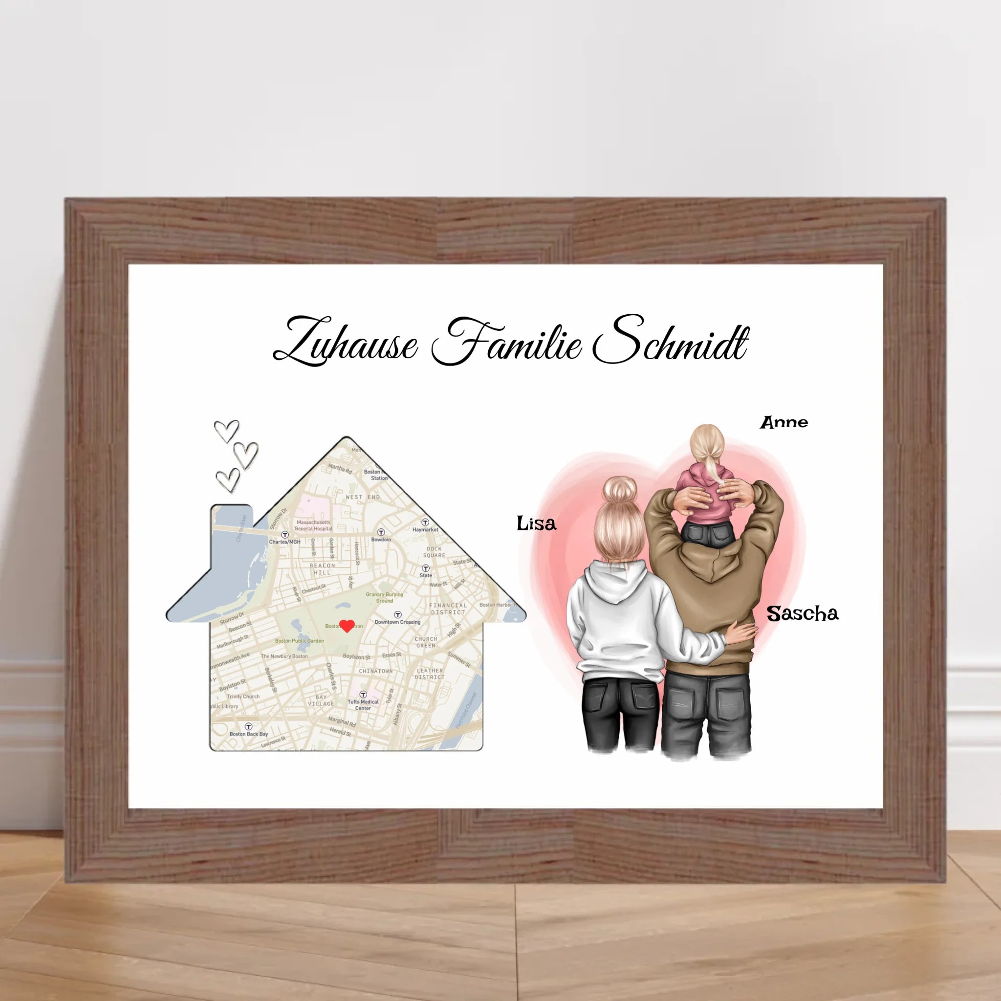 Familie Geschenk zum Einzug neue Wohnung Haus Poster - Cantty