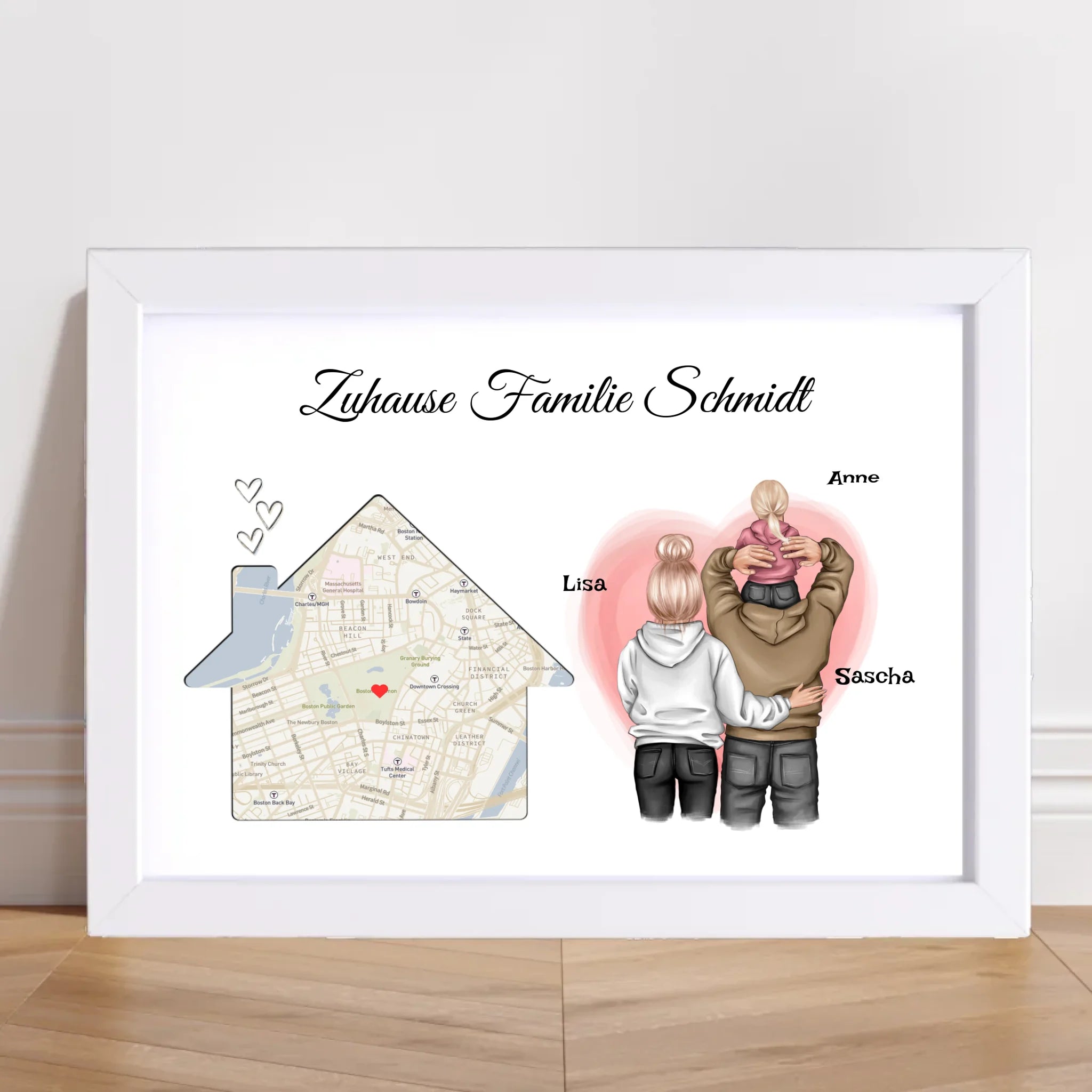 Familie Geschenk zum Einzug neue Wohnung Haus Poster - Cantty