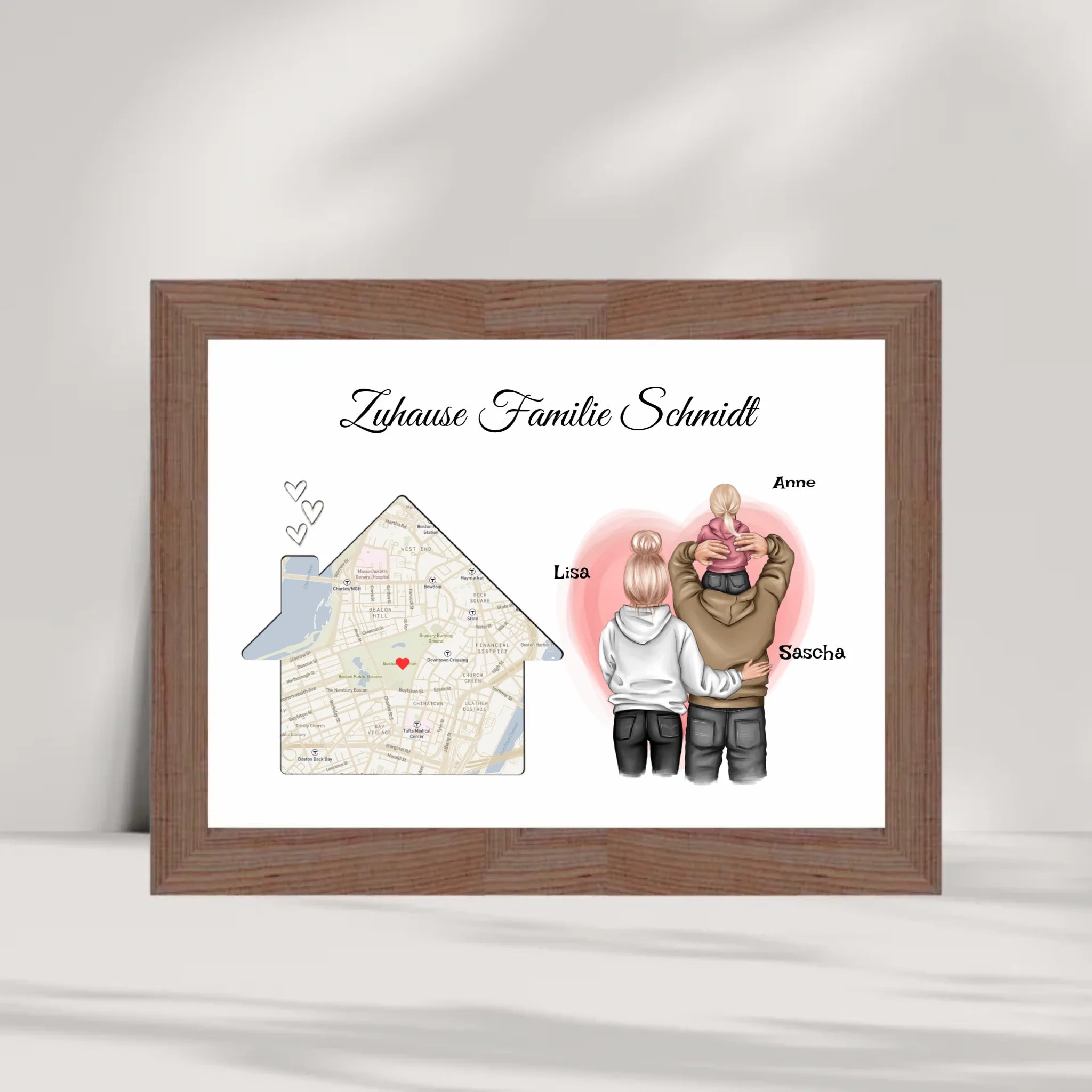 Familie Geschenk zum Einzug neue Wohnung Haus Poster - Cantty