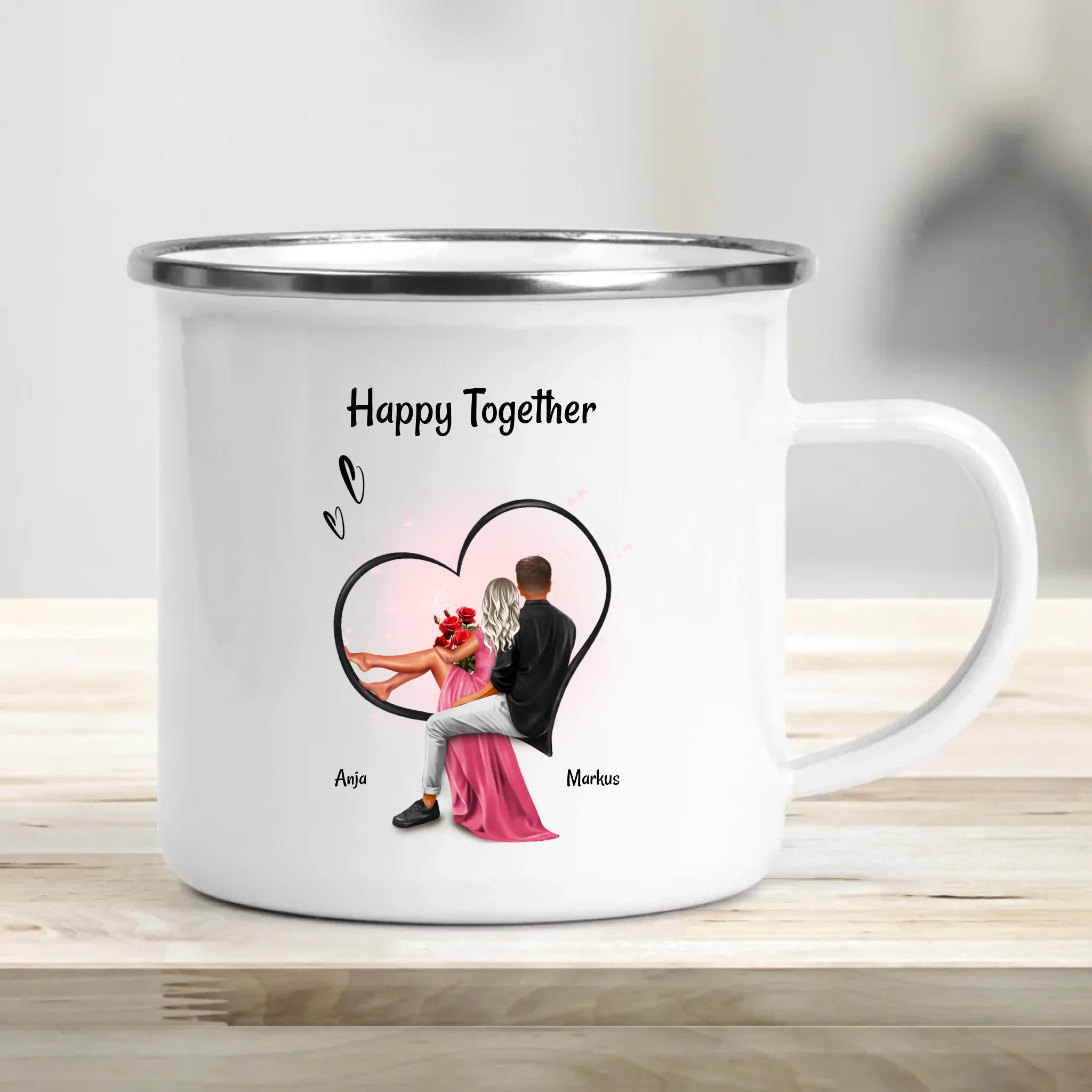 Frau Jahrestagsgeschenk Paar Tasse personalisiert - Cantty