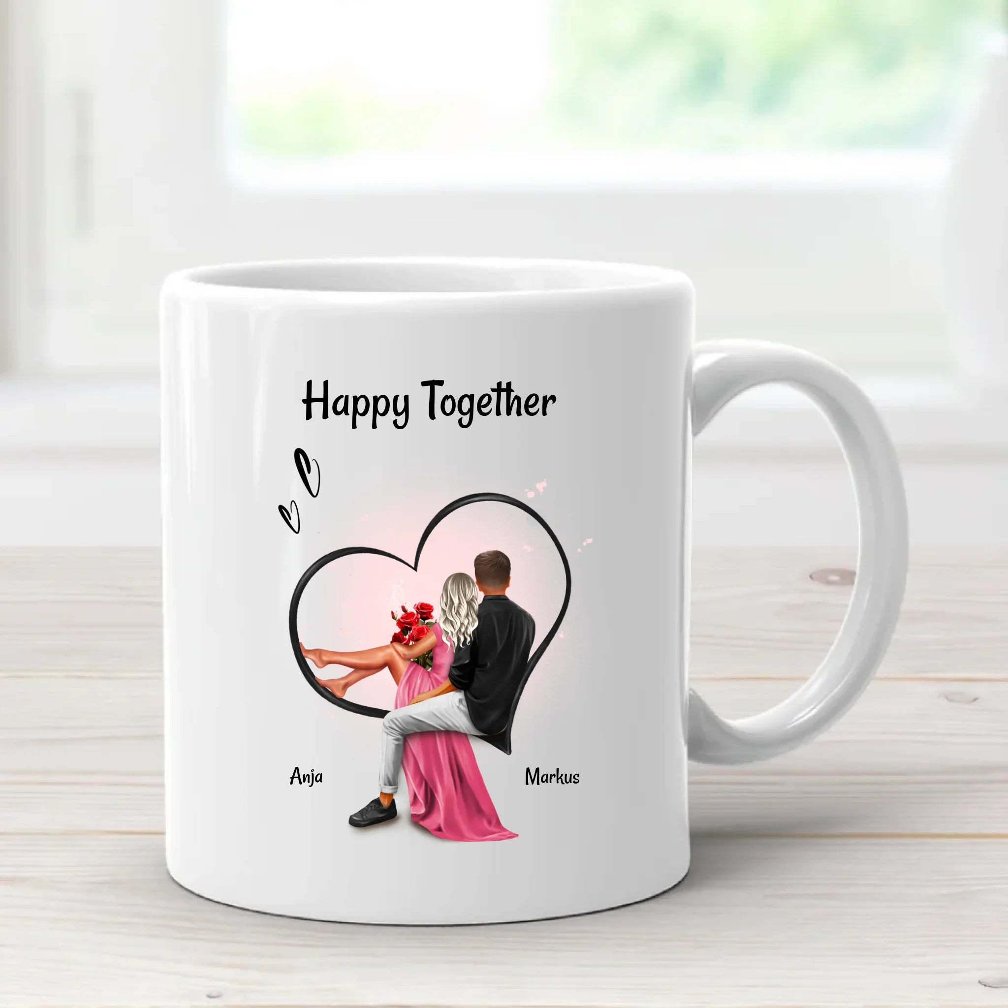 Frau Jahrestagsgeschenk Paar Tasse personalisiert - Cantty