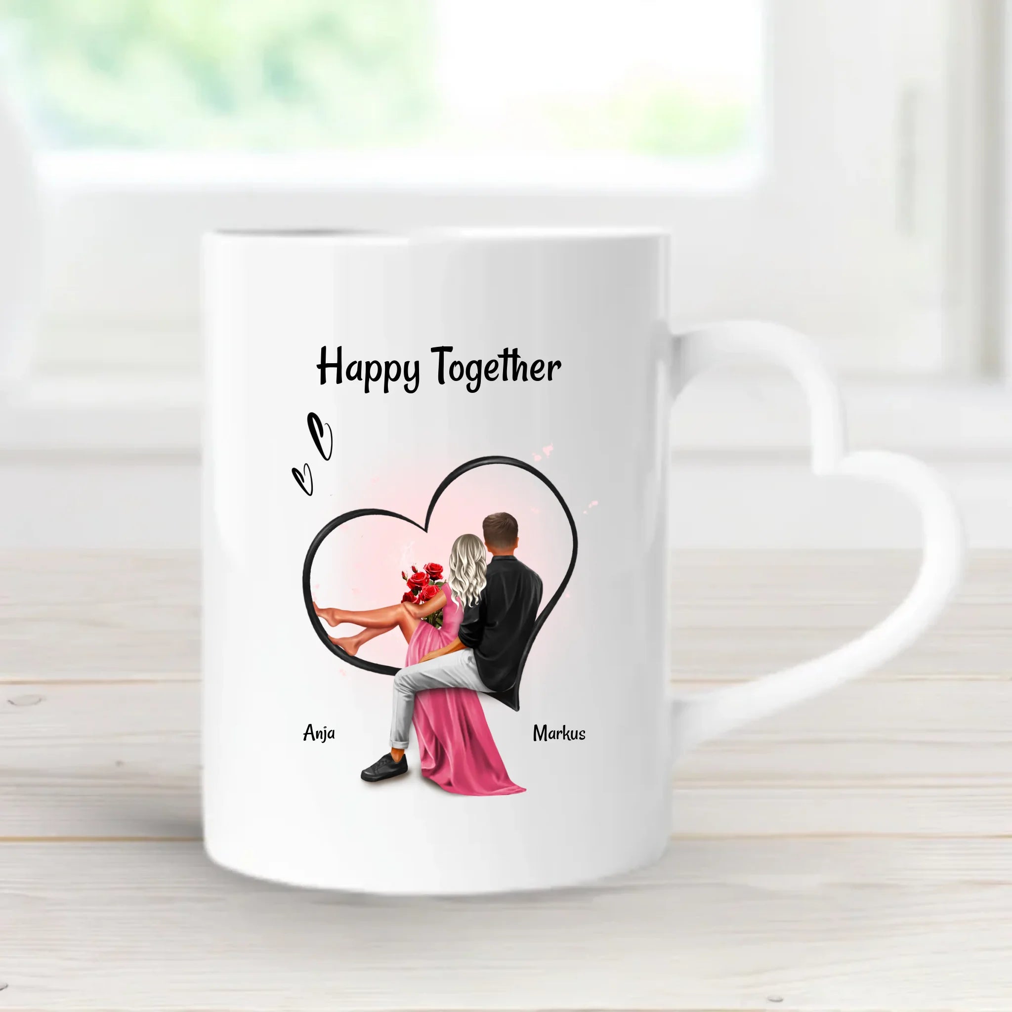 Frau Jahrestagsgeschenk Paar Tasse personalisiert - Cantty