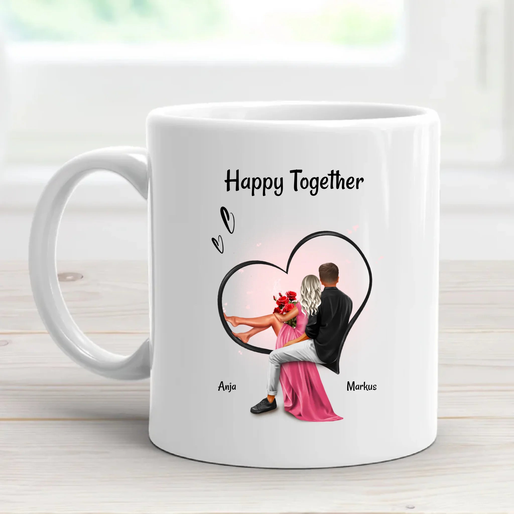 Frau Jahrestagsgeschenk Paar Tasse personalisiert - Cantty