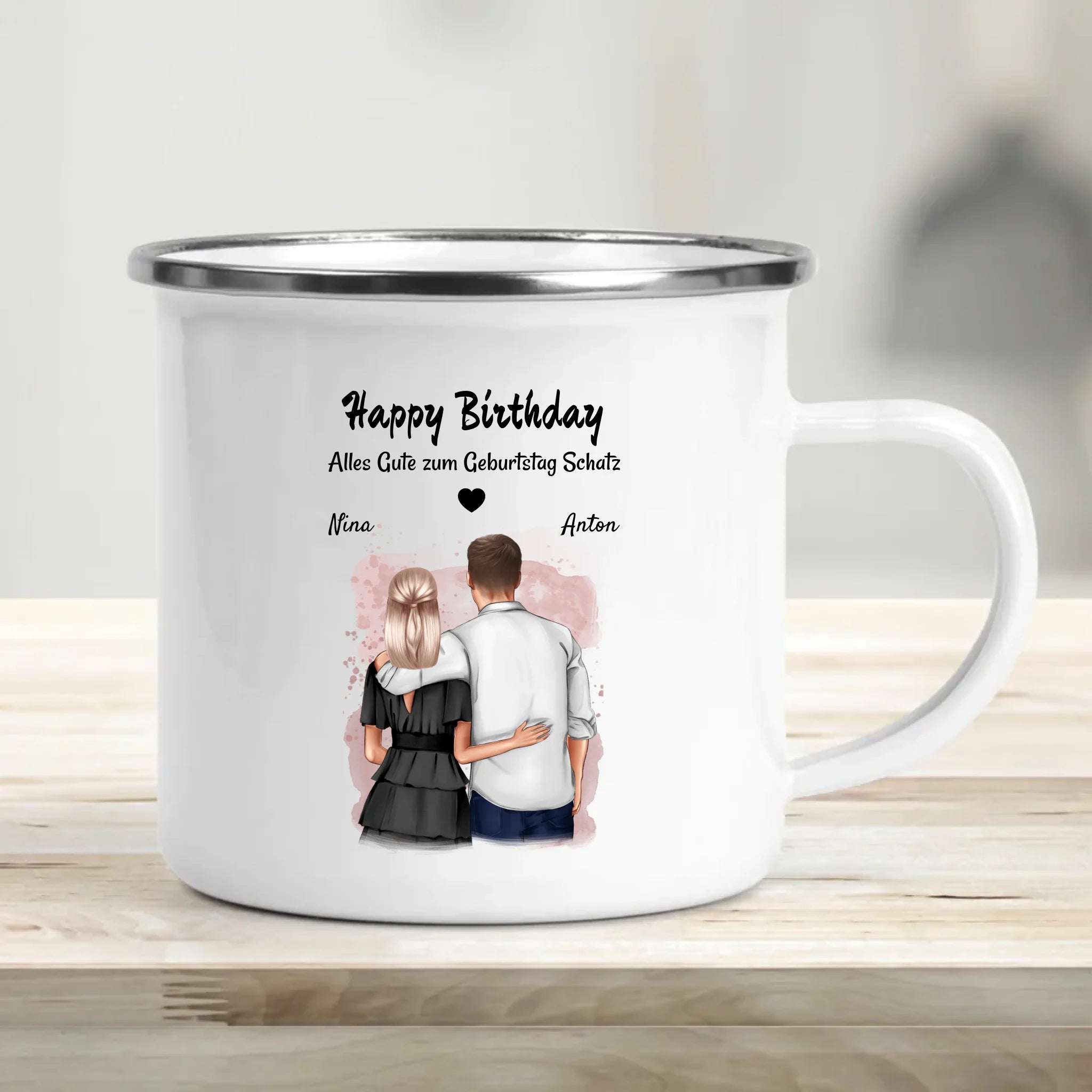 Freund & Freundin Geburtstag Geschenk Tasse personalisiert - Cantty